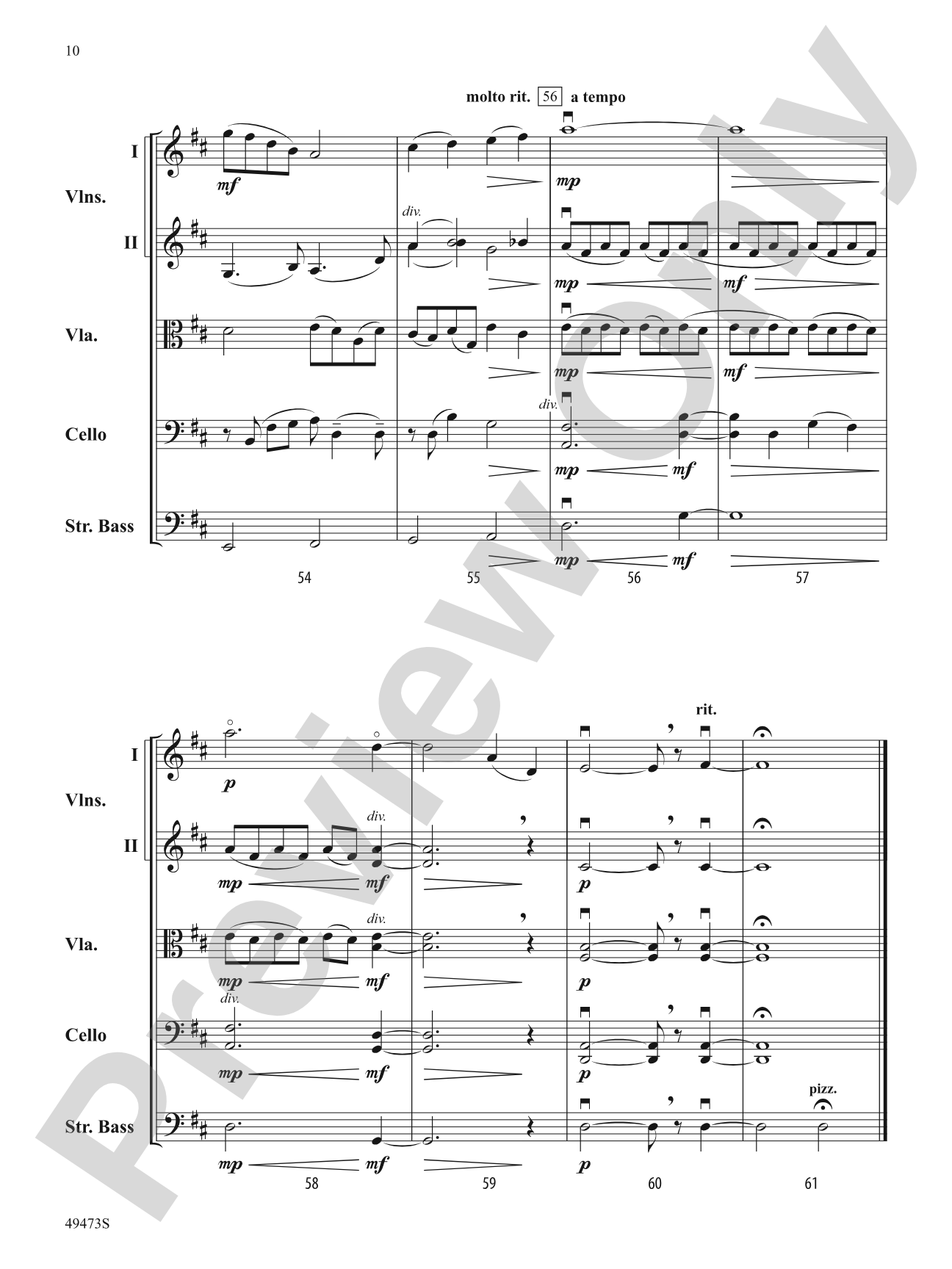 Orchid: String Orchestra Conductor Score & Parts