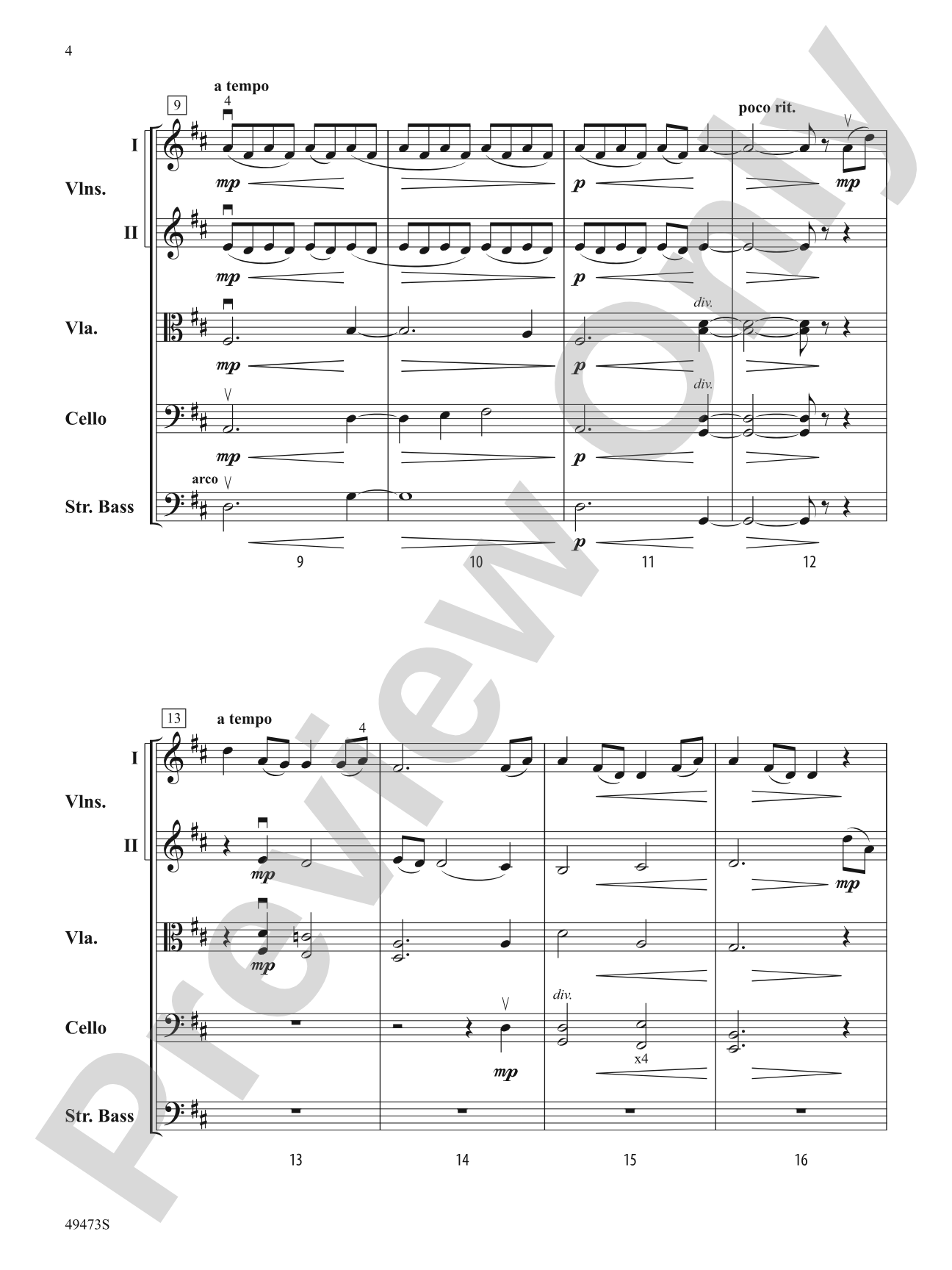 Orchid: String Orchestra Conductor Score & Parts