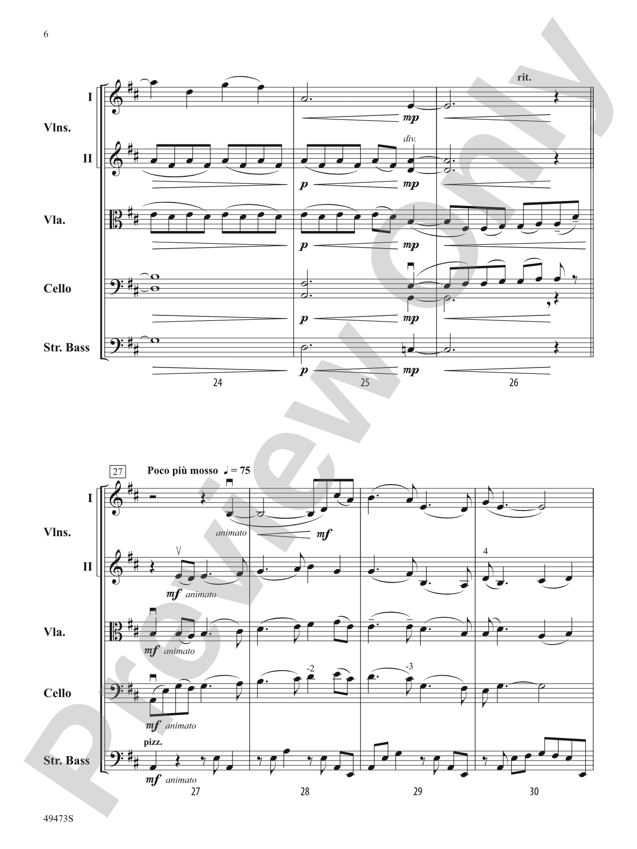 Orchid: String Orchestra Conductor Score & Parts