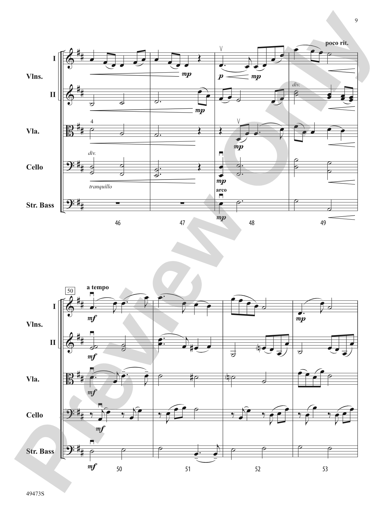 Orchid: String Orchestra Conductor Score & Parts