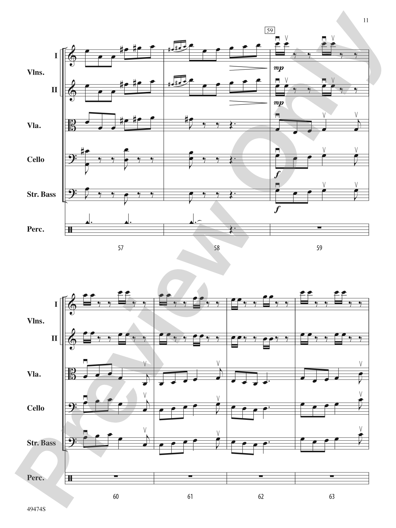 Voyagers We, Undaunted: String Orchestra Conductor Score & Parts