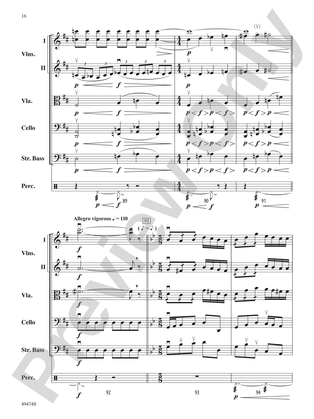Voyagers We, Undaunted: String Orchestra Conductor Score & Parts