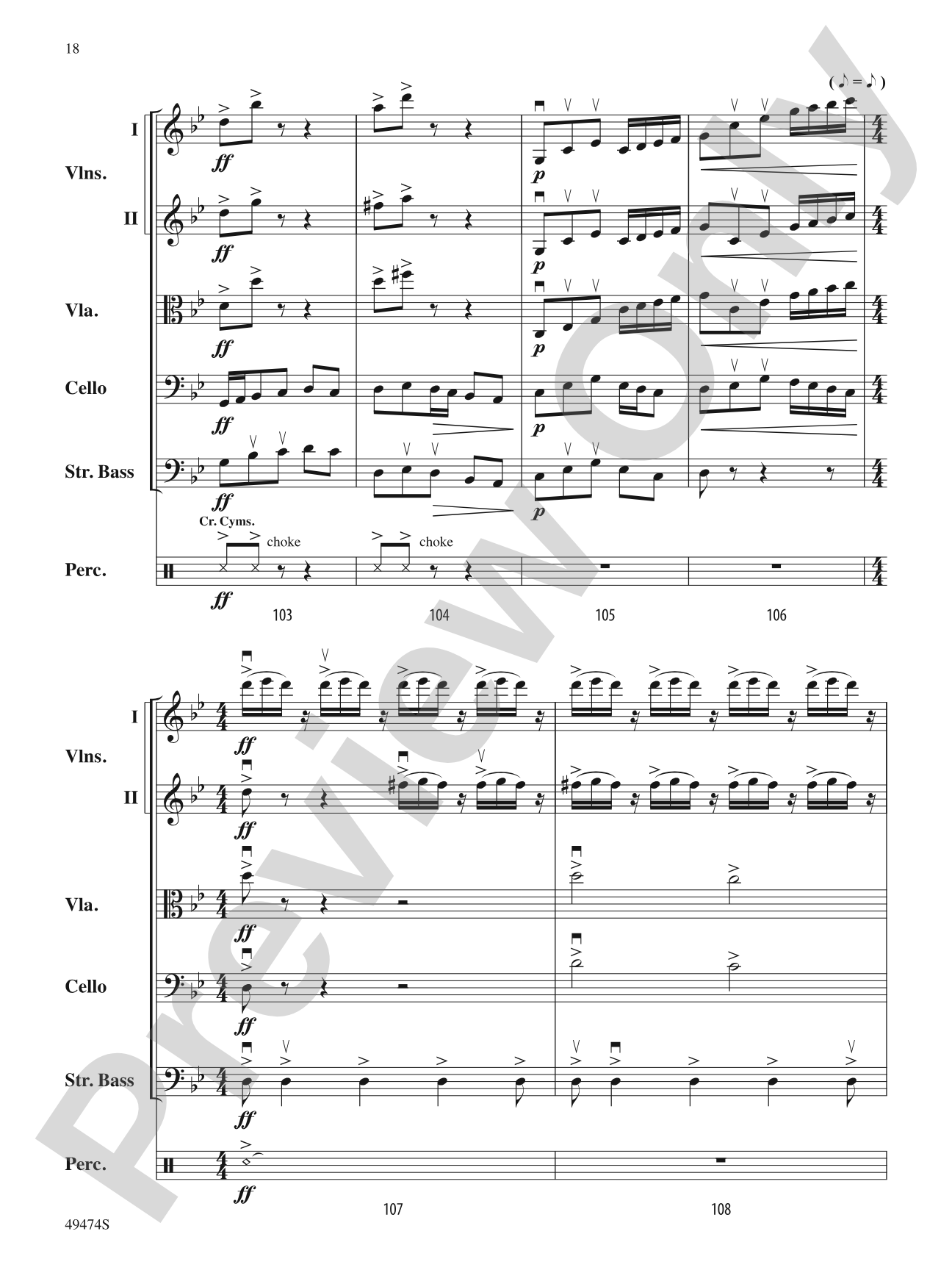 Voyagers We, Undaunted: String Orchestra Conductor Score & Parts