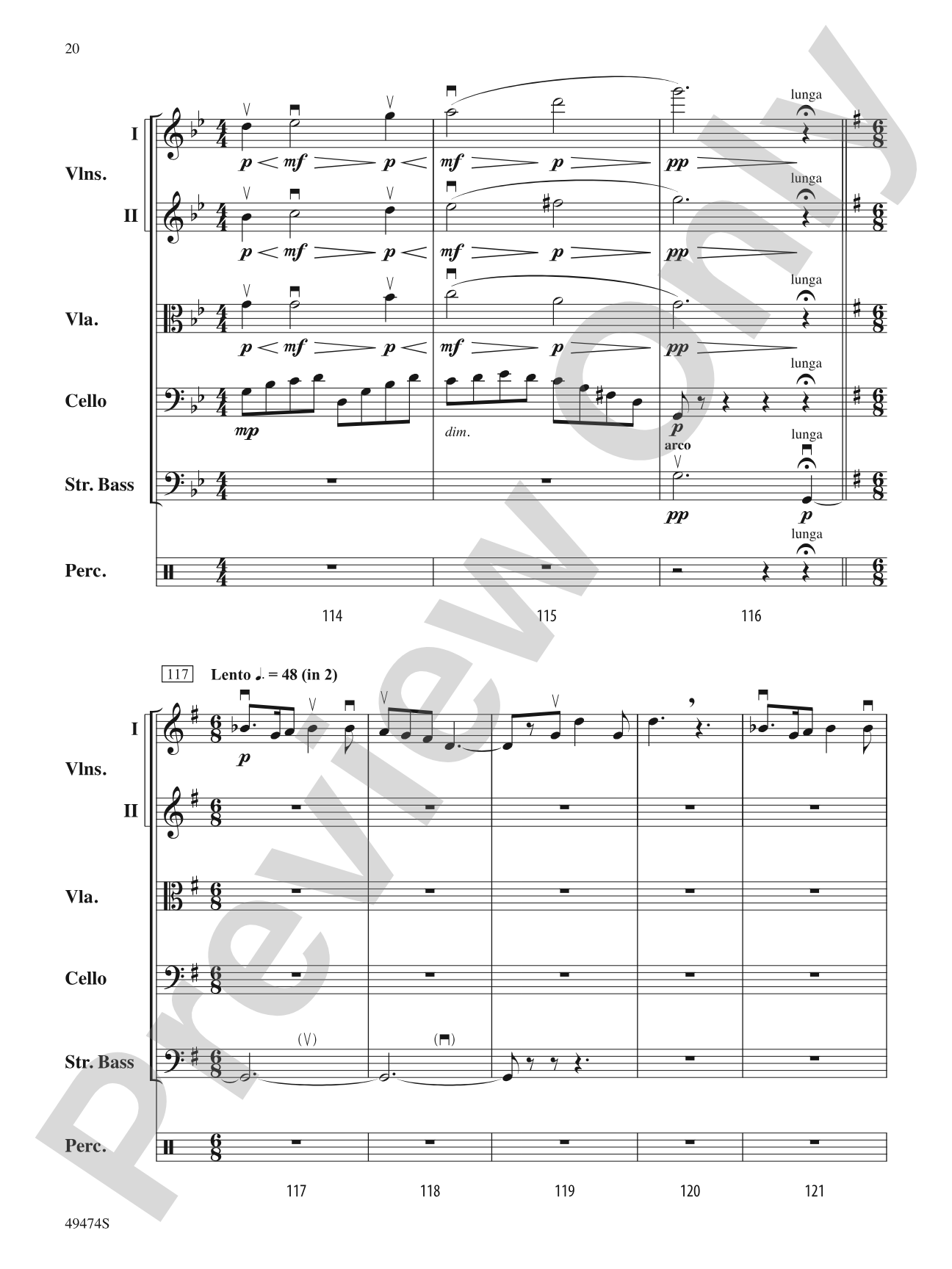 Voyagers We, Undaunted: String Orchestra Conductor Score & Parts