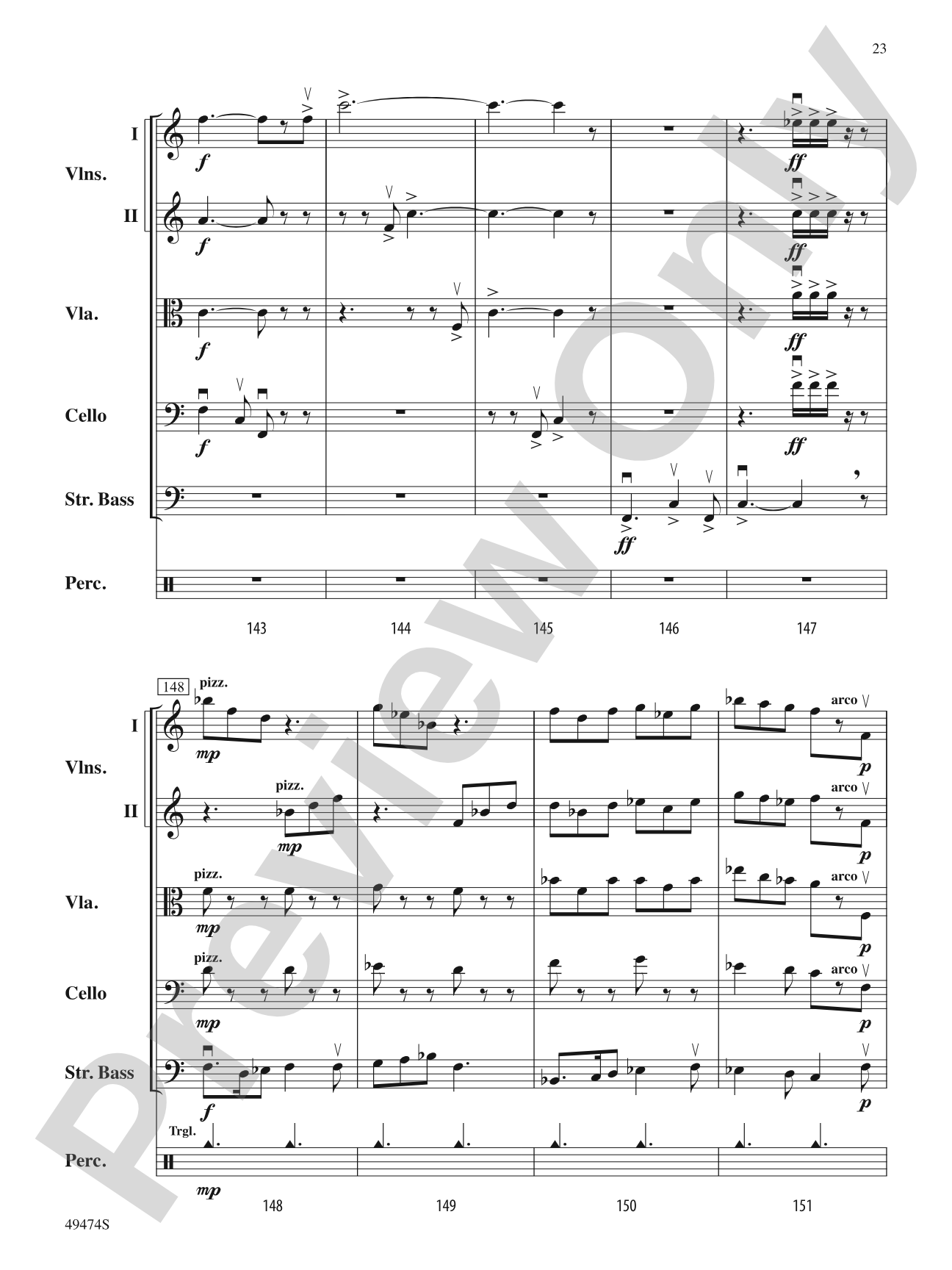 Voyagers We, Undaunted: String Orchestra Conductor Score & Parts