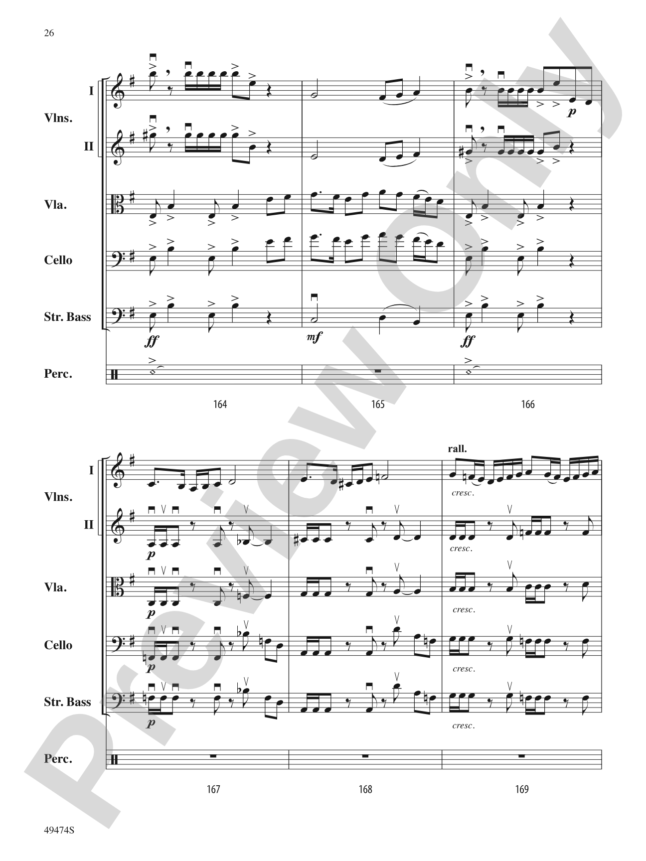 Voyagers We, Undaunted: String Orchestra Conductor Score & Parts