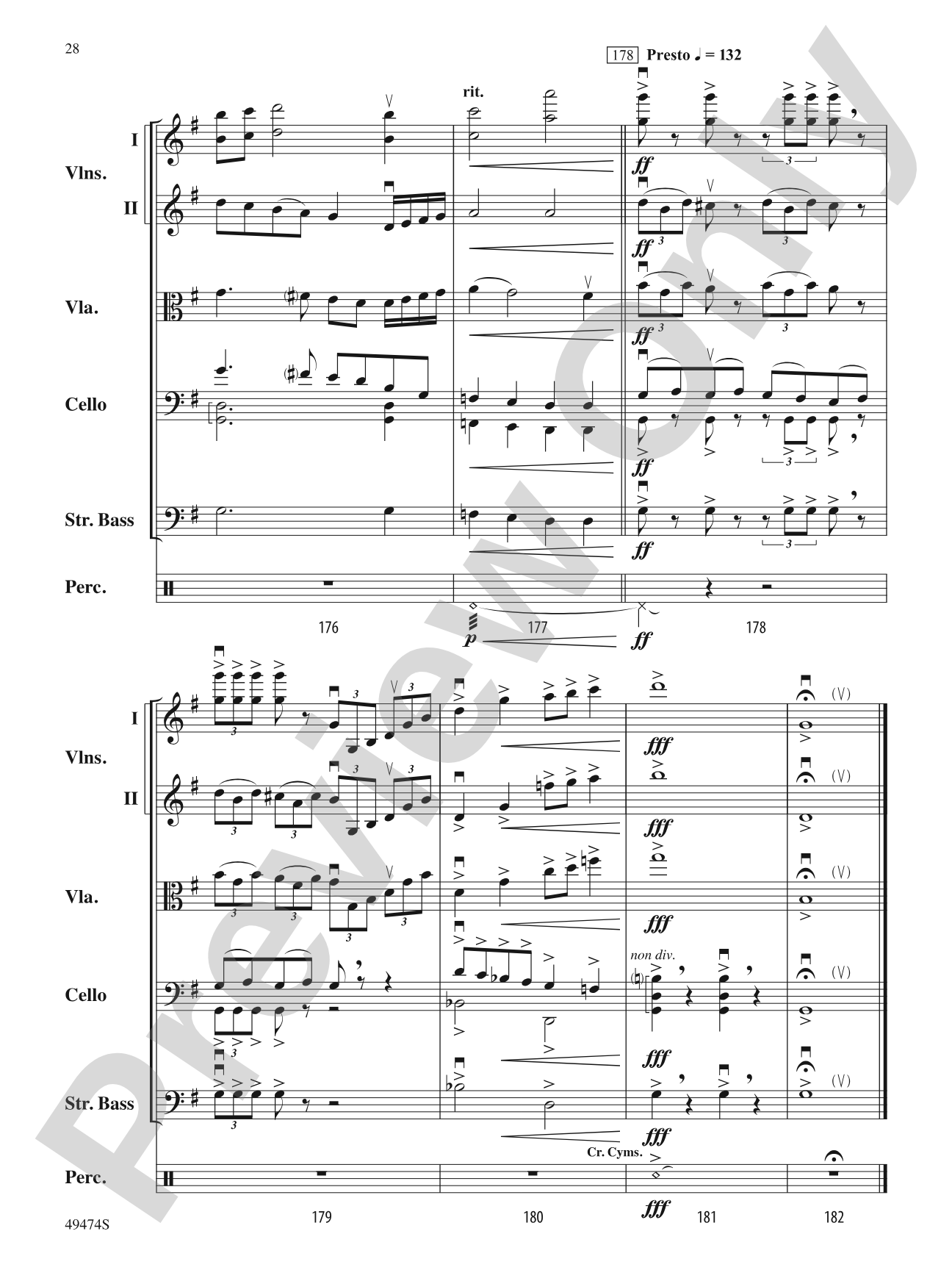 Voyagers We, Undaunted: String Orchestra Conductor Score & Parts