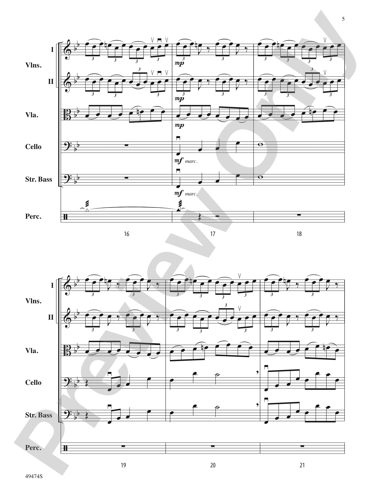 Voyagers We, Undaunted: String Orchestra Conductor Score & Parts