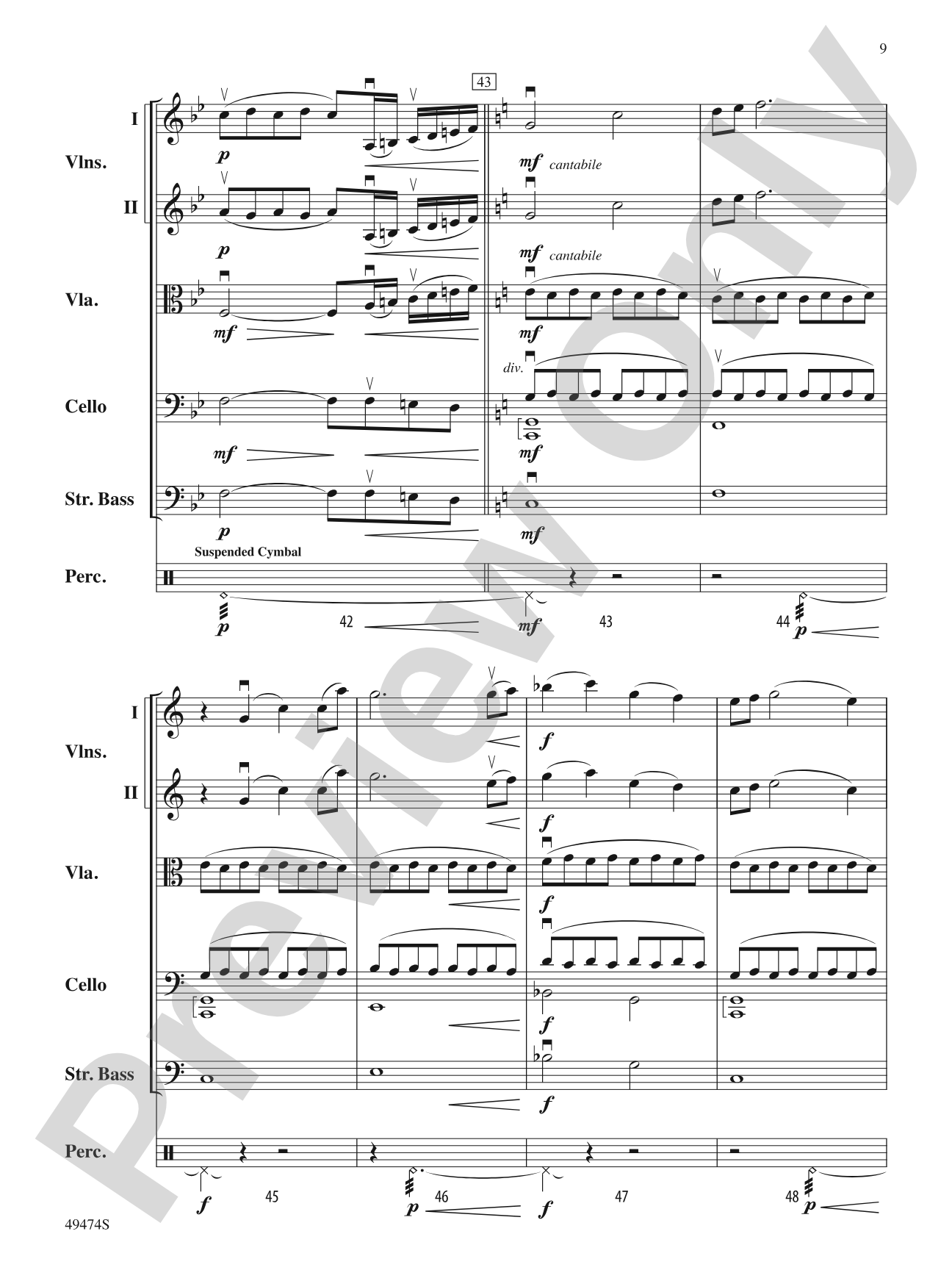 Voyagers We, Undaunted: String Orchestra Conductor Score & Parts