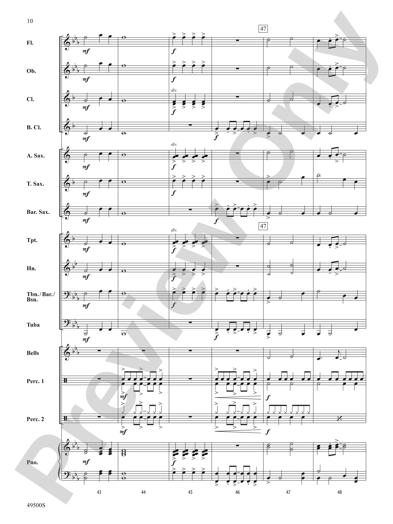 Megawatt Rock: Concert Band Conductor Score & Parts
