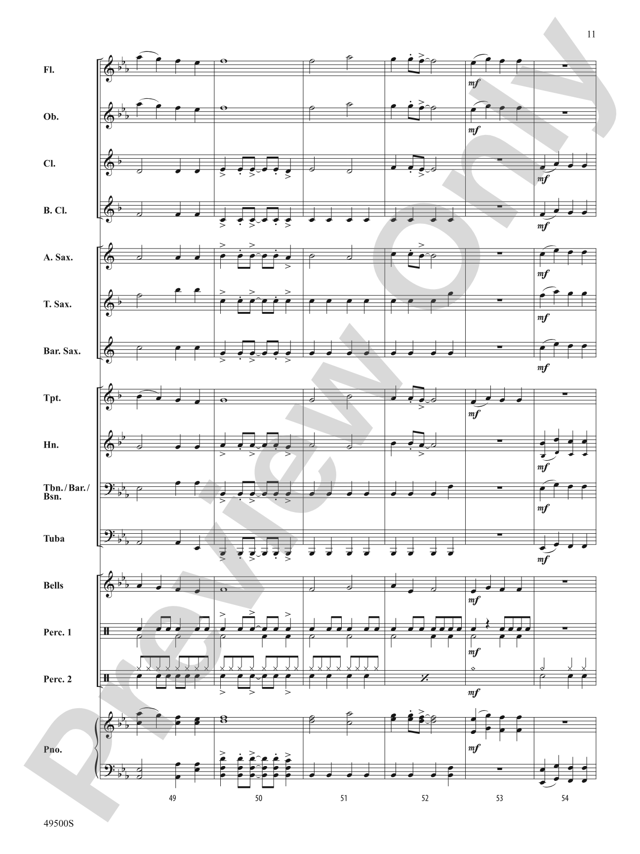 Megawatt Rock: Concert Band Conductor Score & Parts
