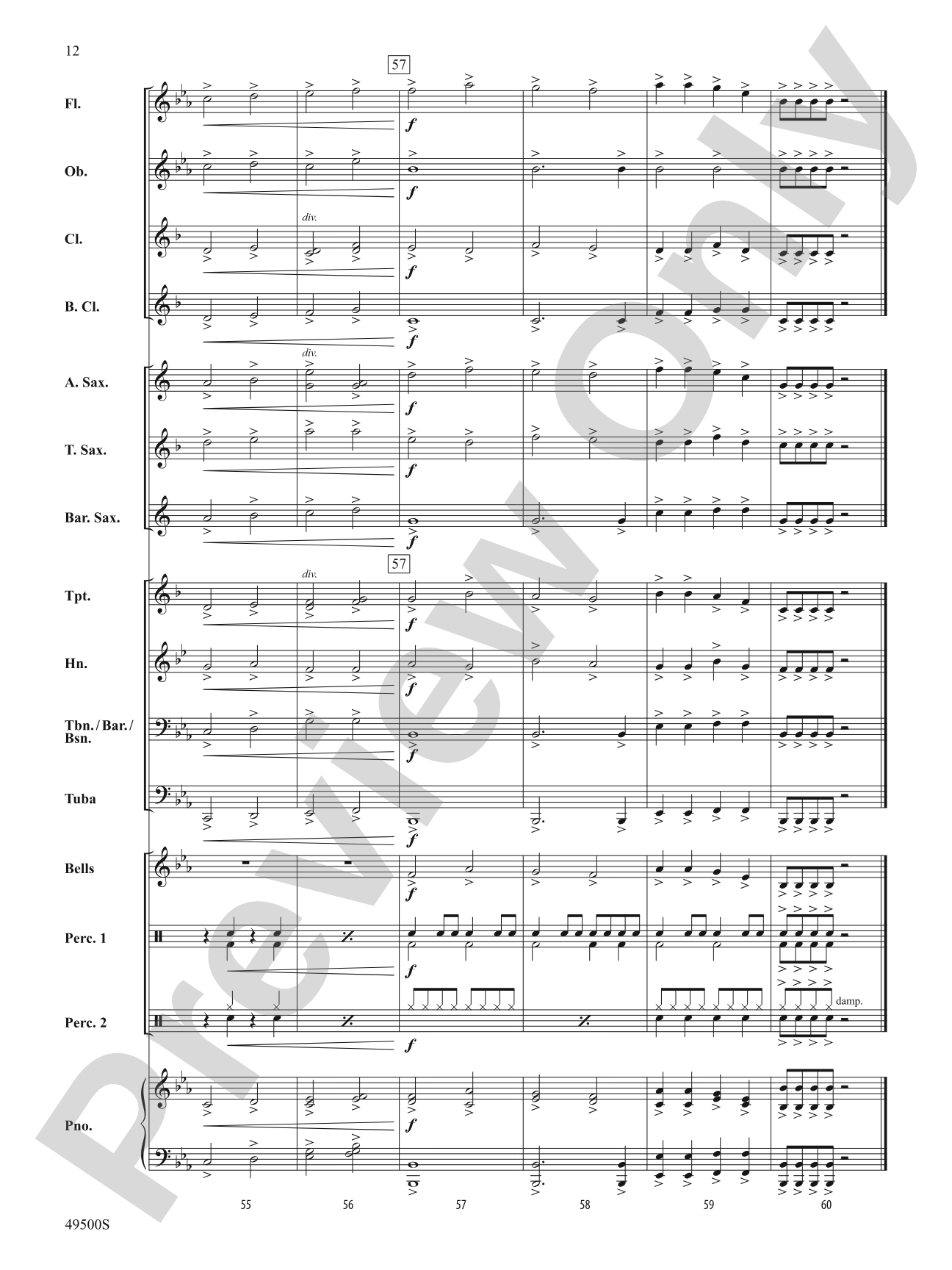 Megawatt Rock: Concert Band Conductor Score & Parts