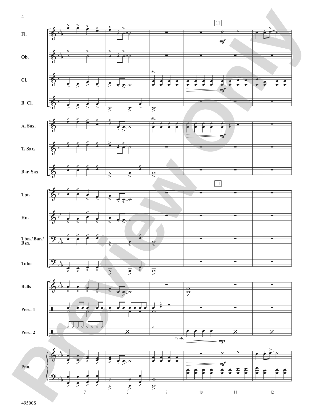 Megawatt Rock: Concert Band Conductor Score & Parts