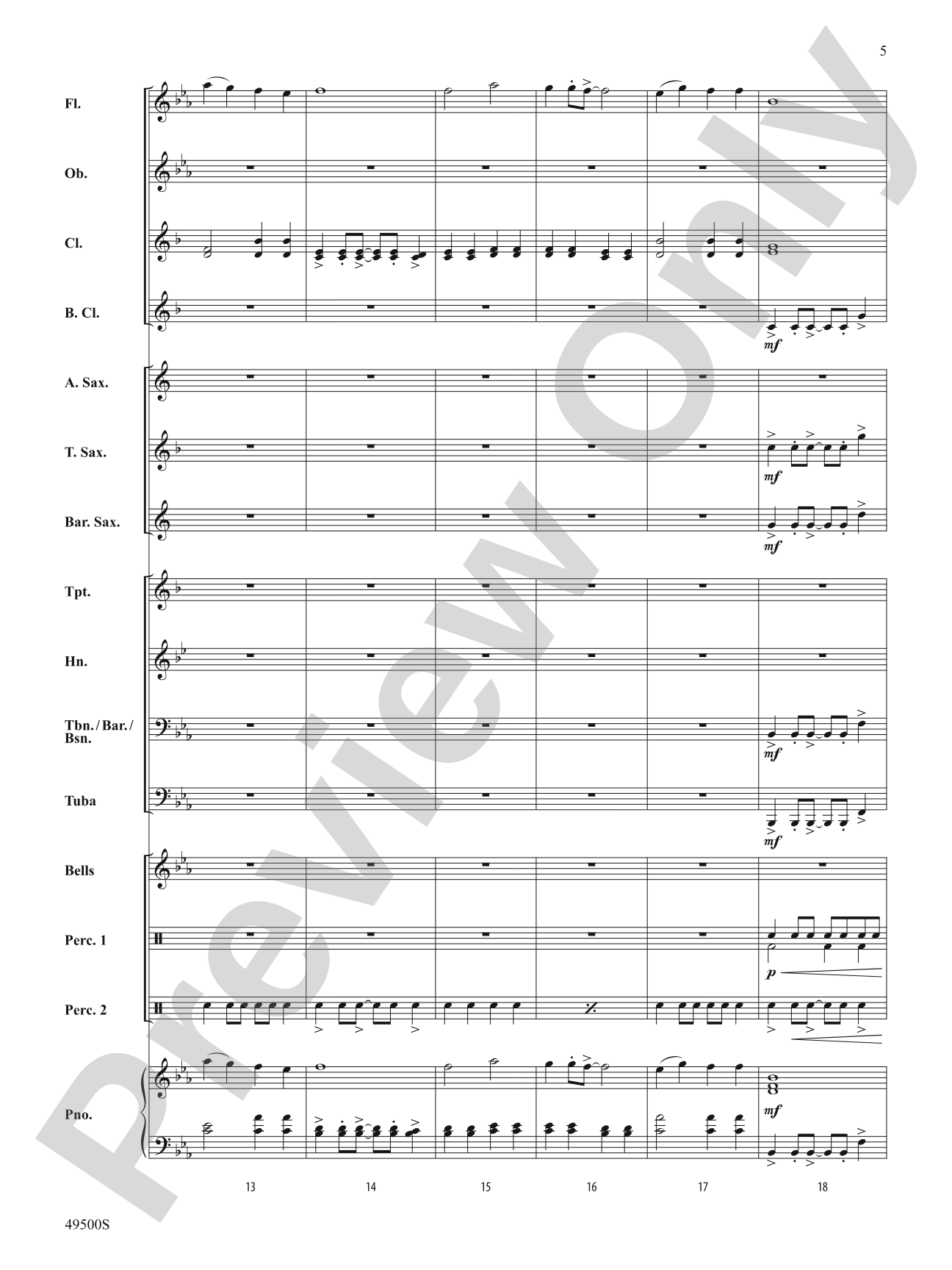Megawatt Rock: Concert Band Conductor Score & Parts