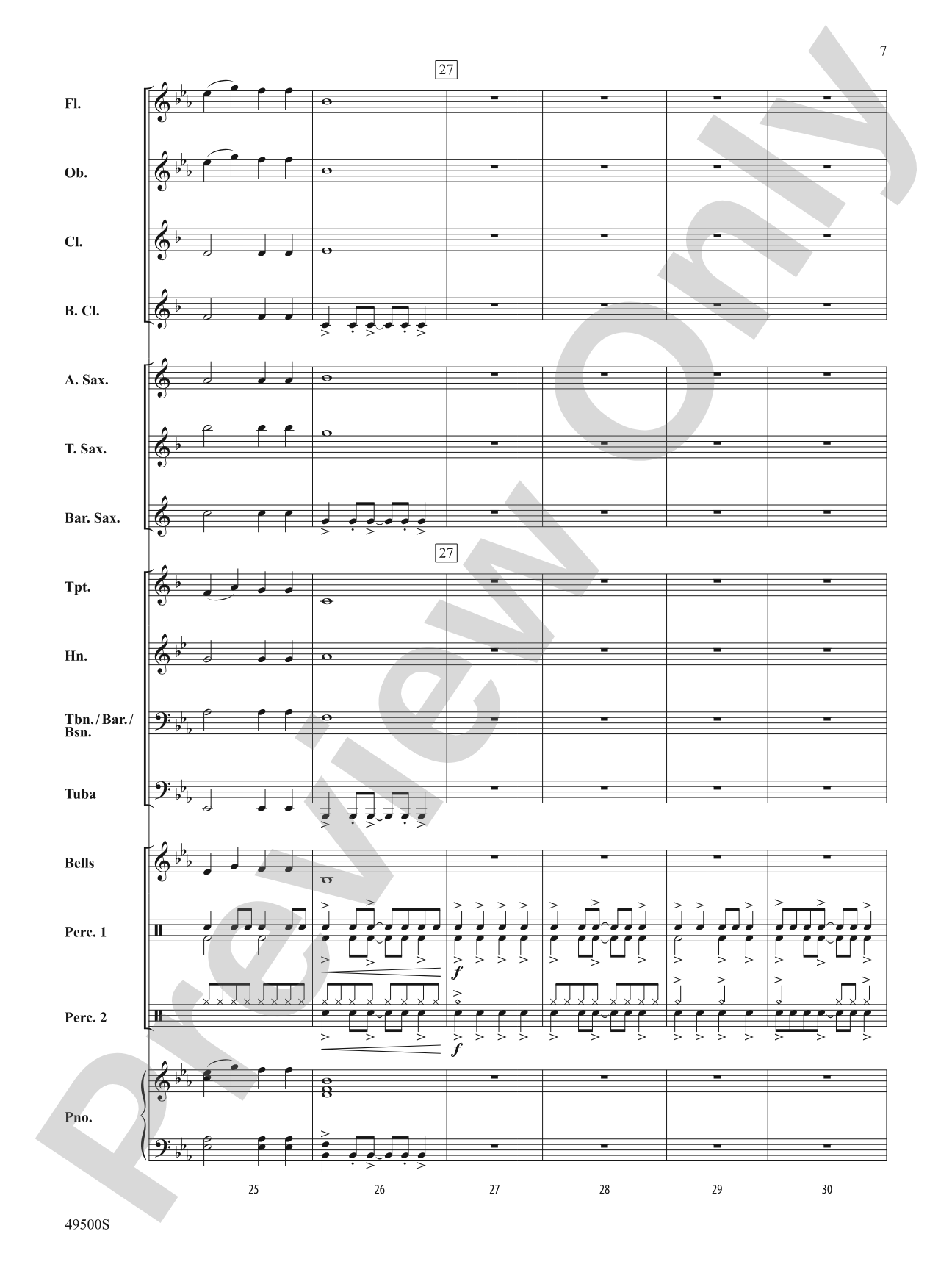 Megawatt Rock: Concert Band Conductor Score & Parts