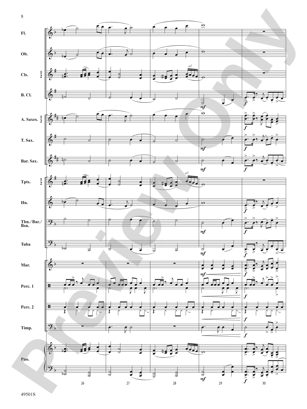 Silk Road: Concert Band Conductor Score & Parts