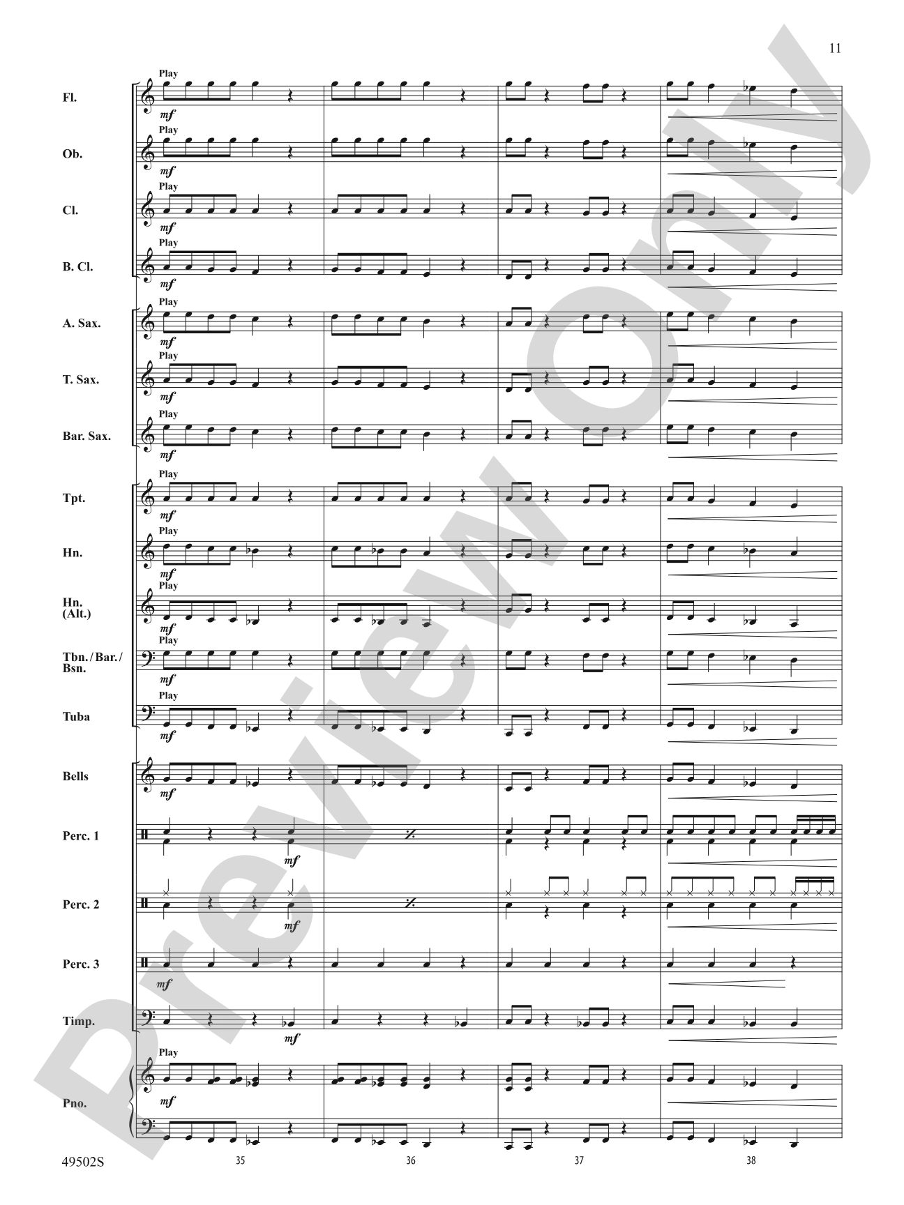 Rebound: Concert Band Conductor Score & Parts