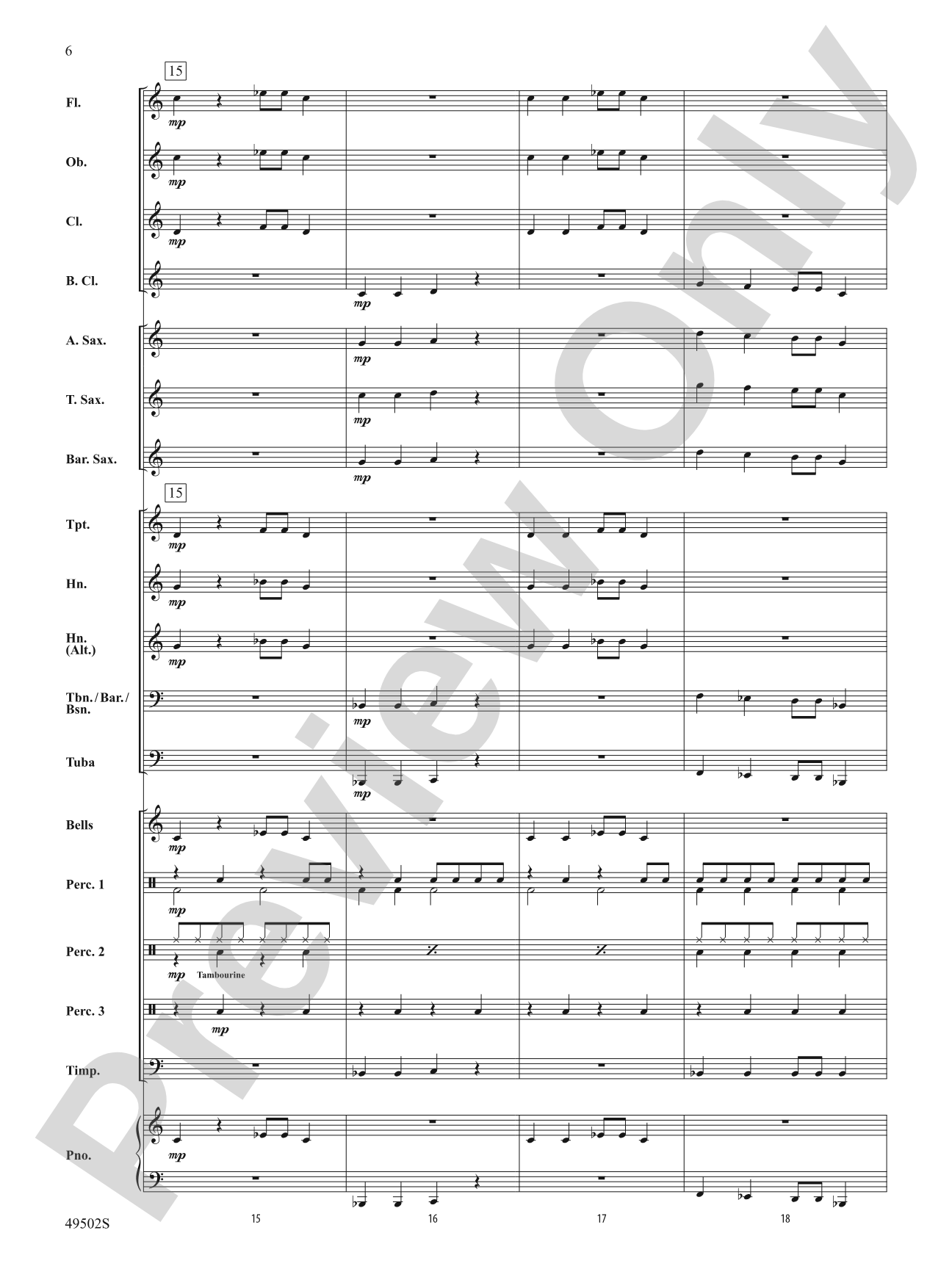 Rebound: Concert Band Conductor Score & Parts