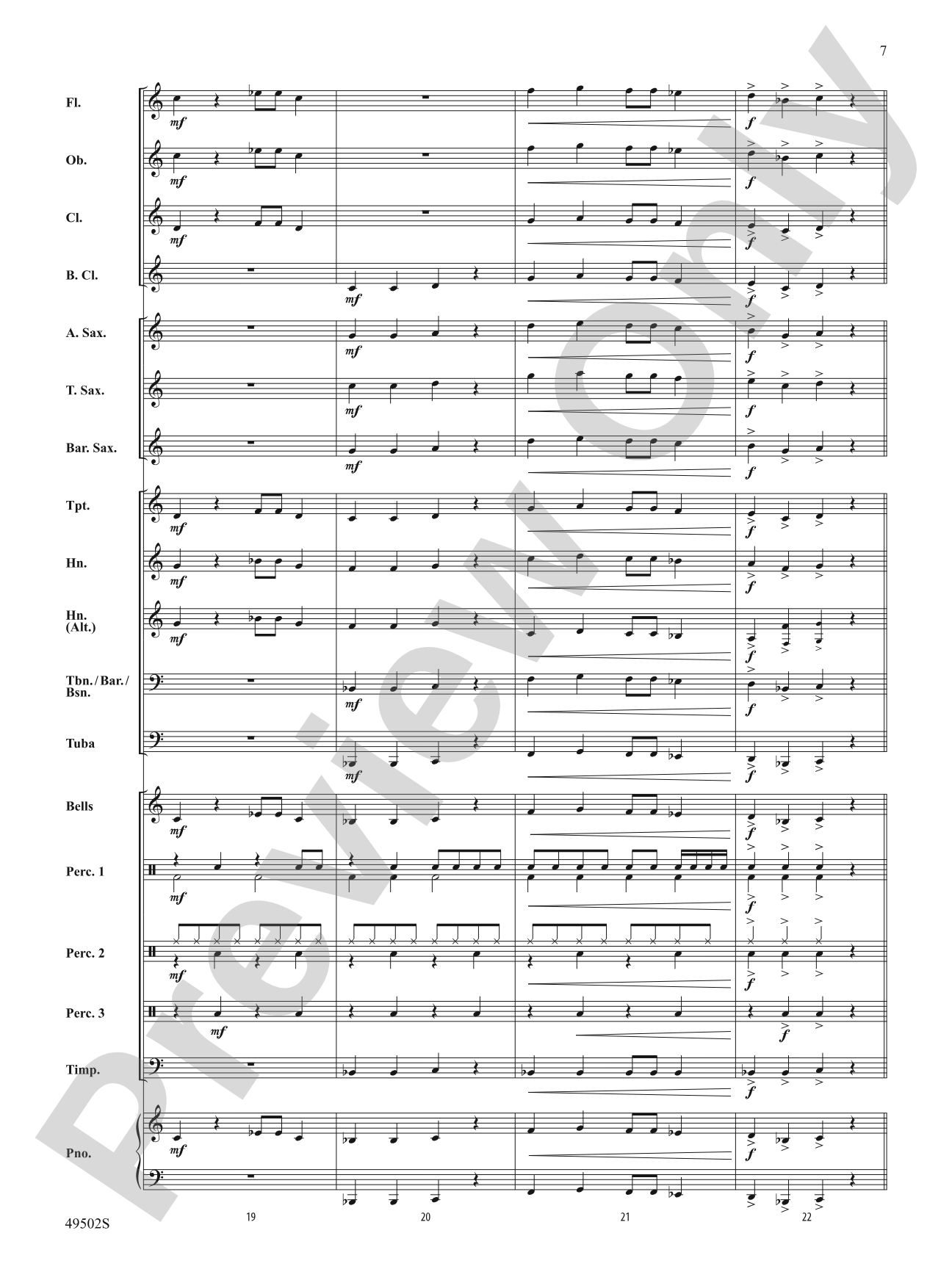 Rebound: Concert Band Conductor Score & Parts