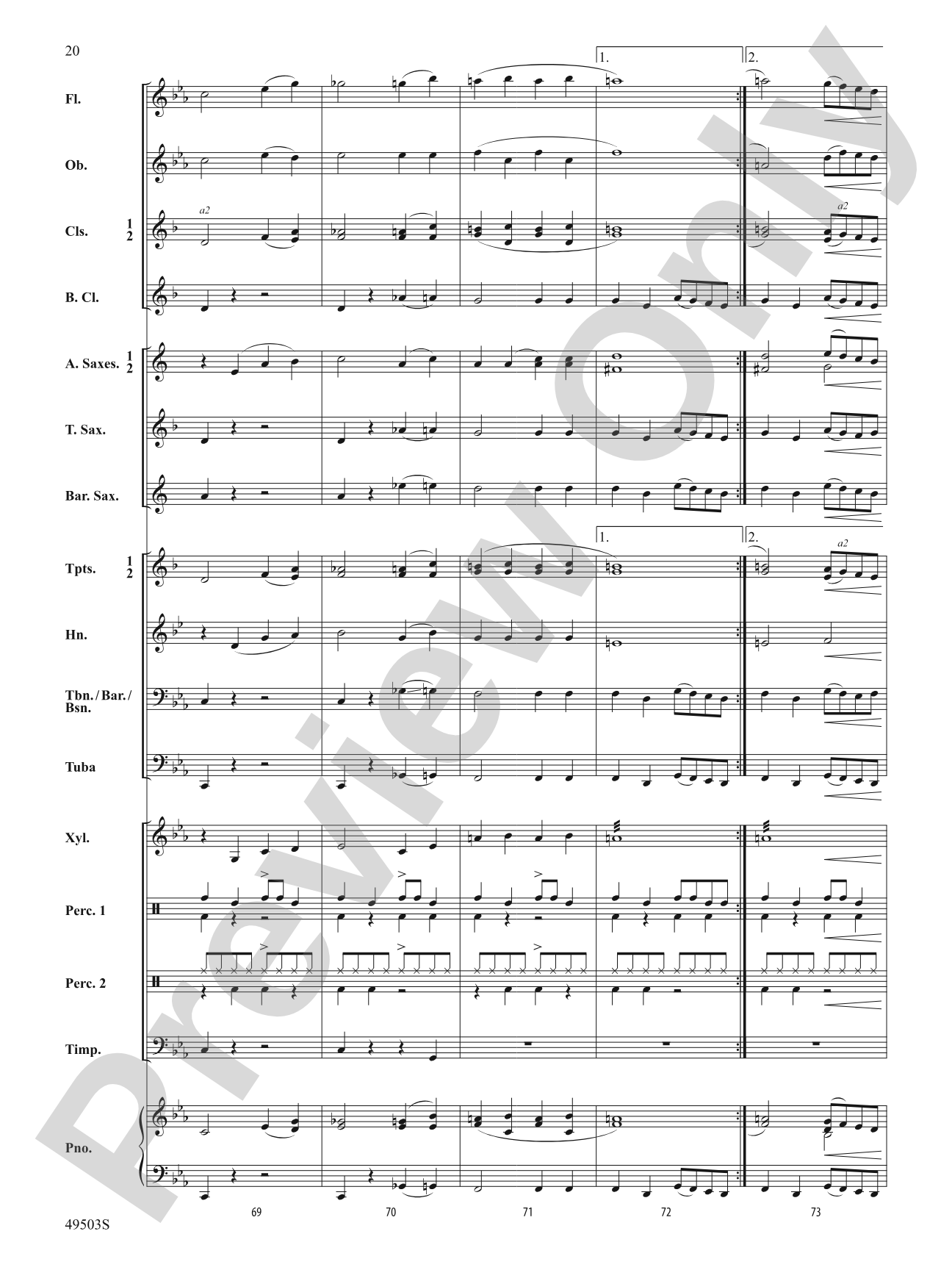 Dragon Run: Concert Band Conductor Score & Parts