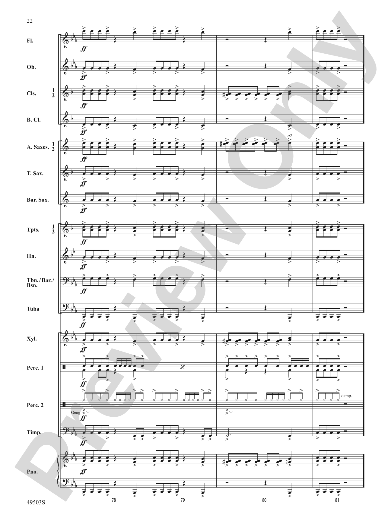 Dragon Run: Concert Band Conductor Score & Parts