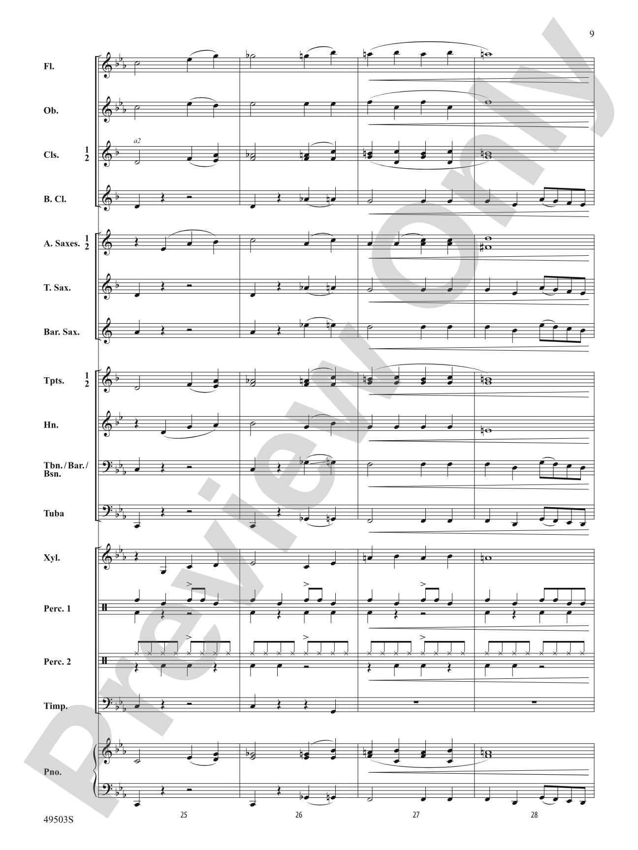 Dragon Run: Concert Band Conductor Score & Parts