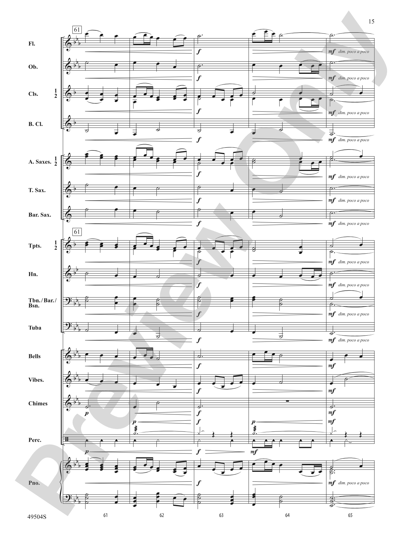 The Cherry Tree: Concert Band Conductor Score & Parts