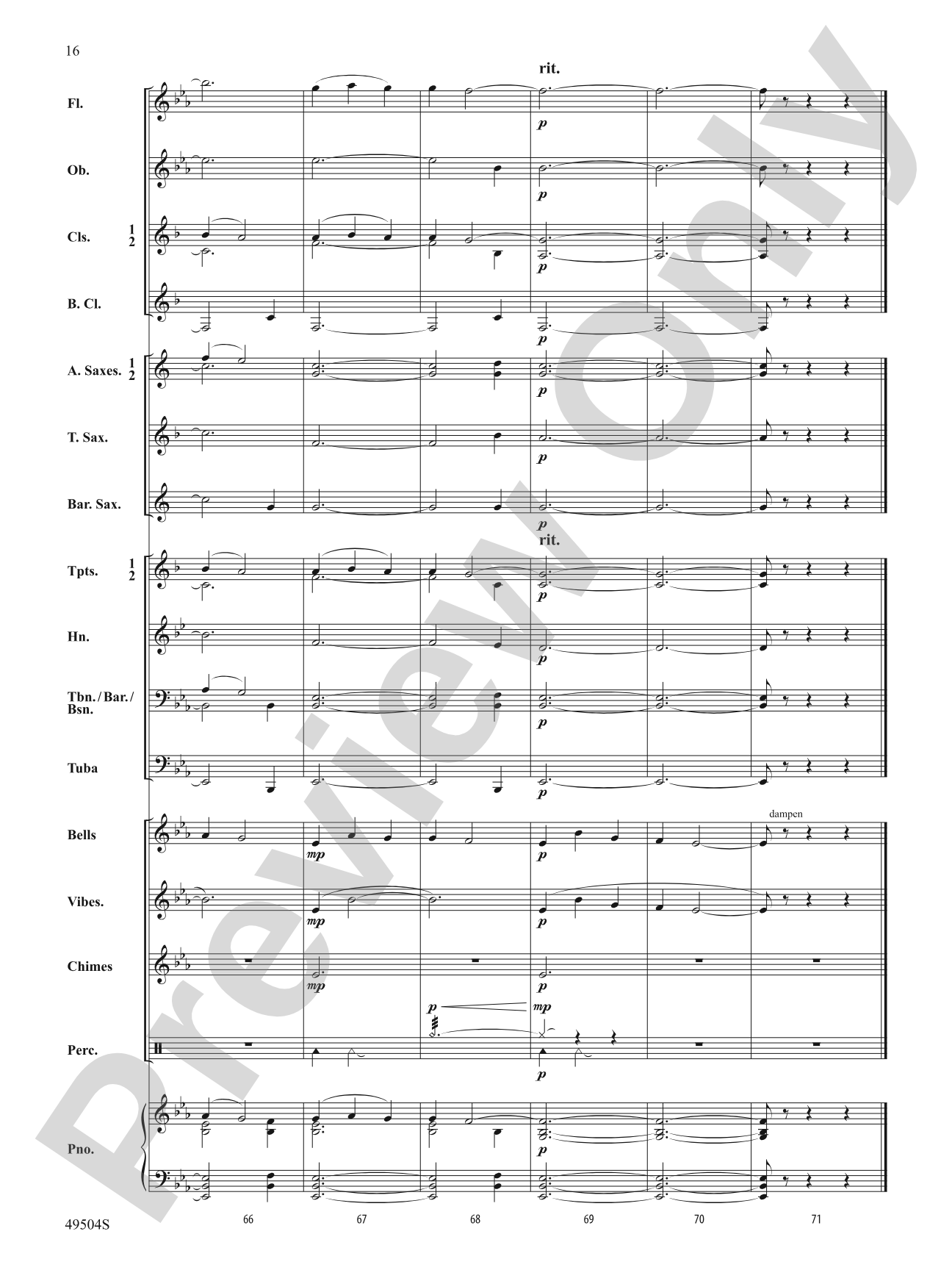 The Cherry Tree: Concert Band Conductor Score & Parts