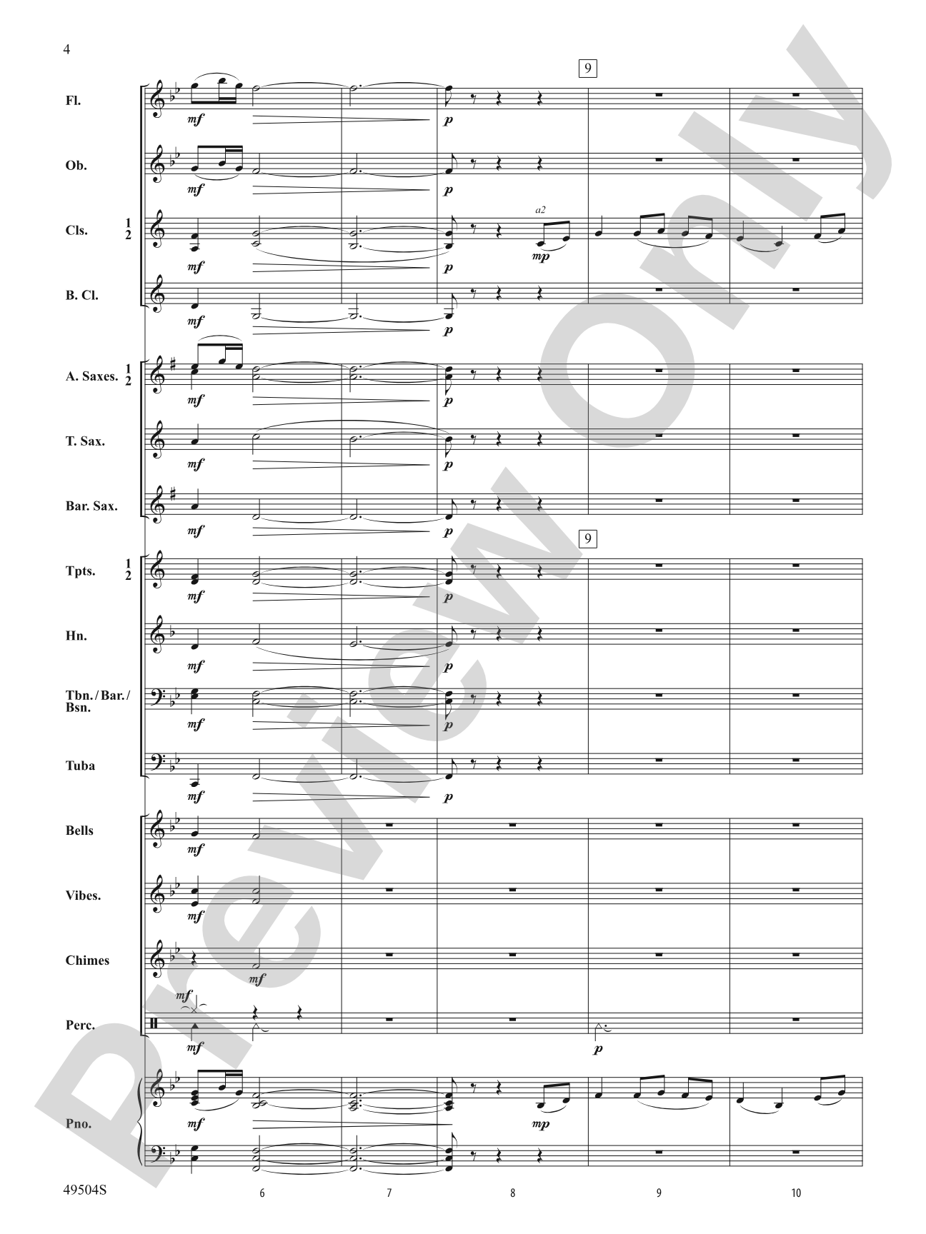 The Cherry Tree: Concert Band Conductor Score & Parts