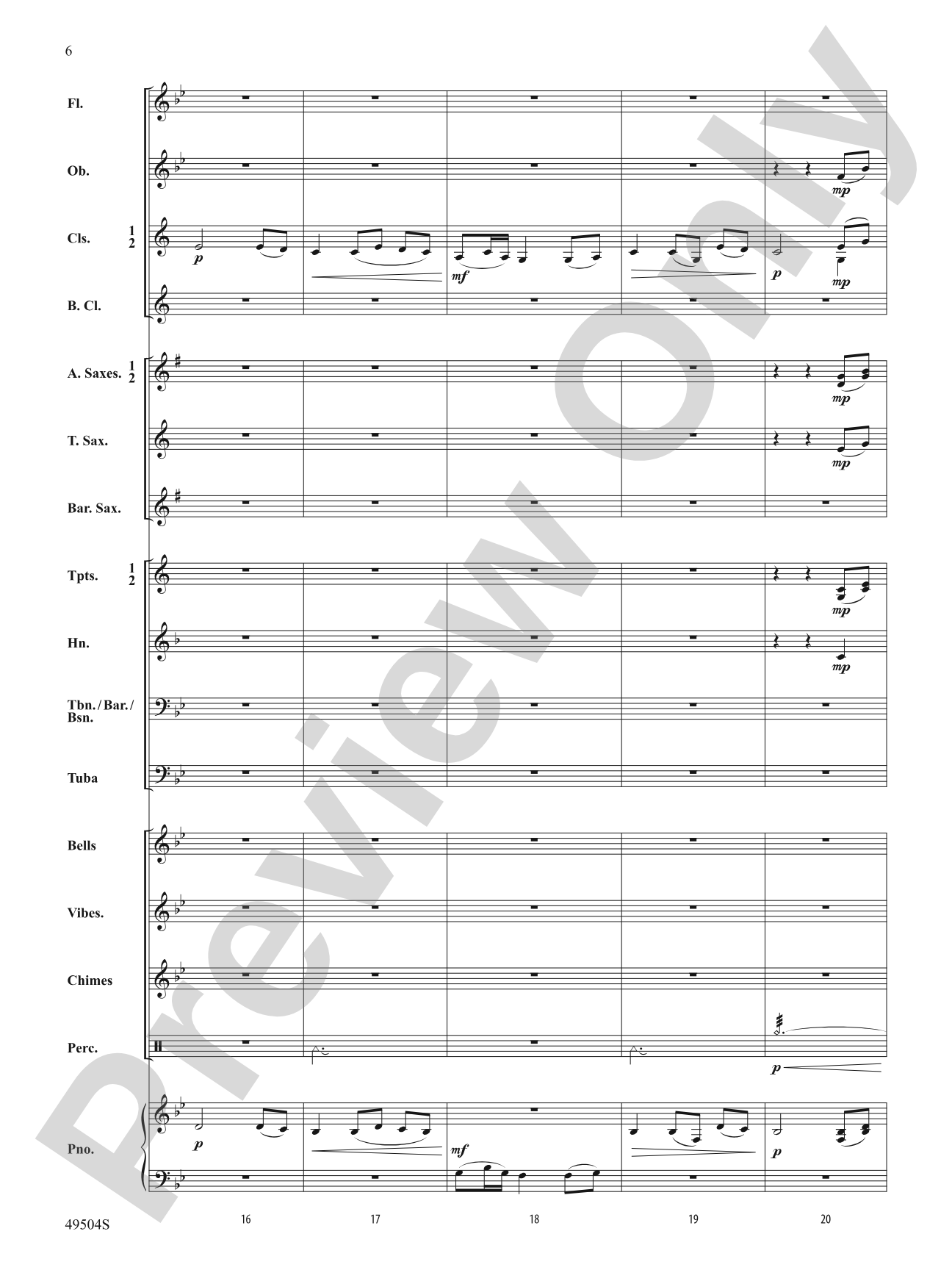The Cherry Tree: Concert Band Conductor Score & Parts