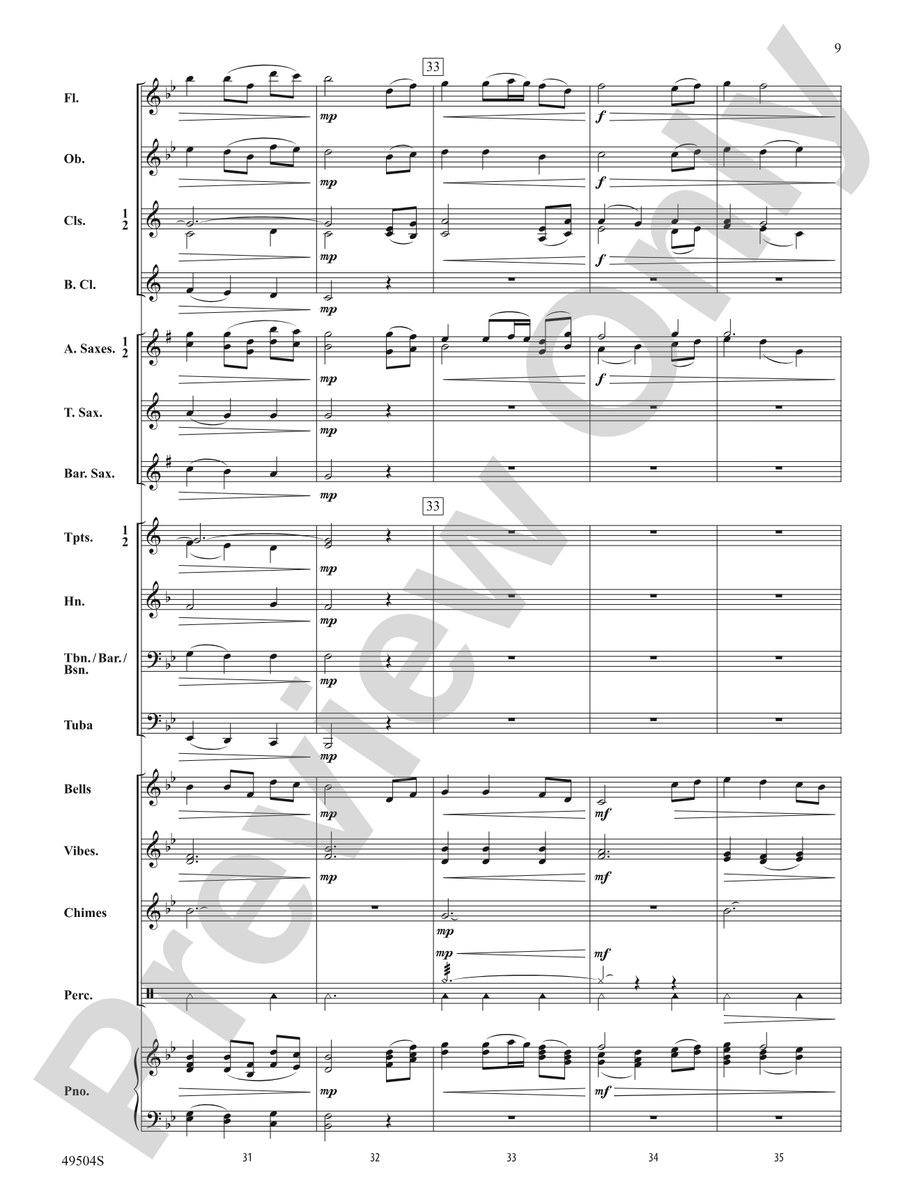 The Cherry Tree: Concert Band Conductor Score & Parts