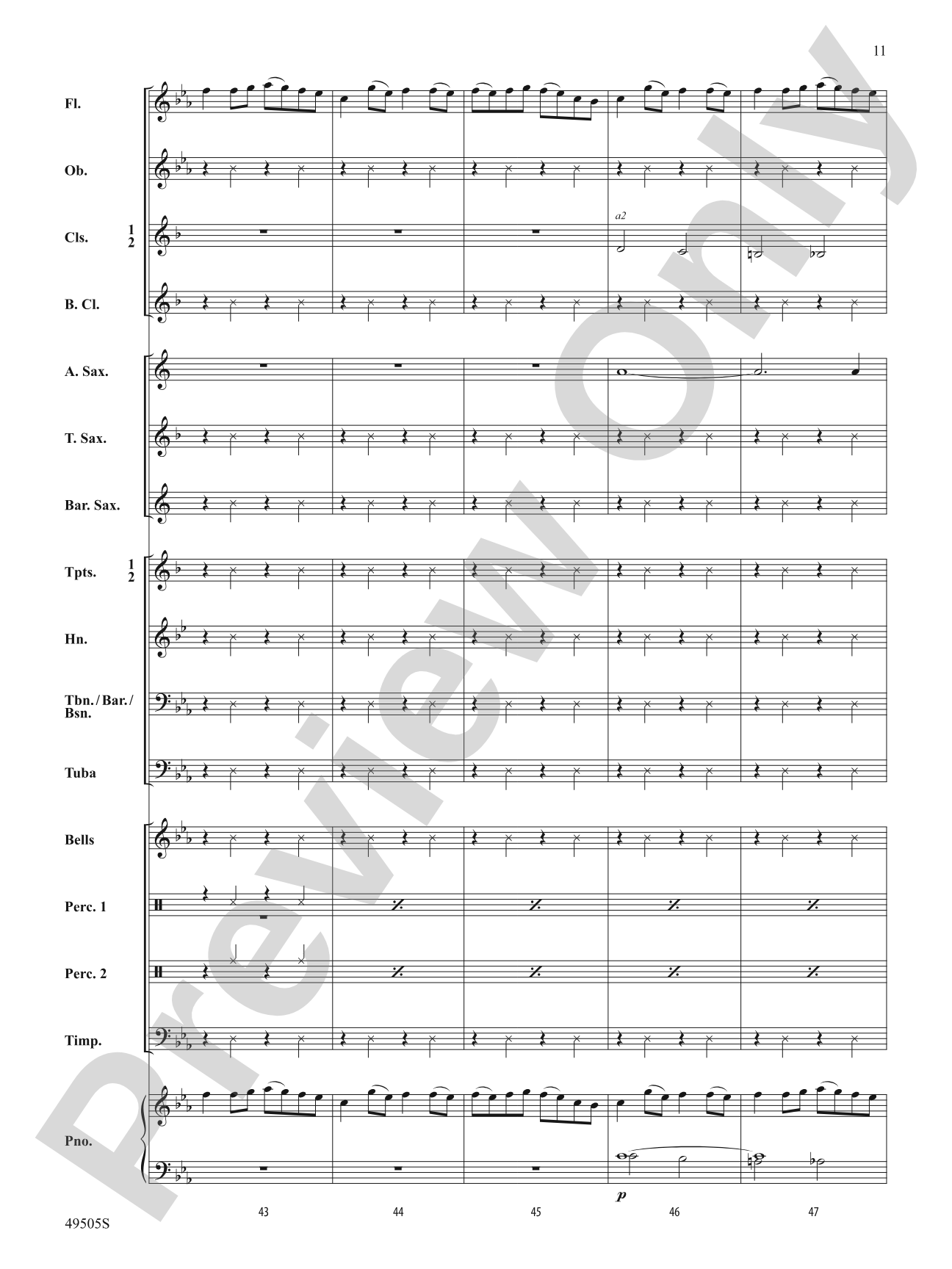 Awesome Sauce: Concert Band Conductor Score & Parts