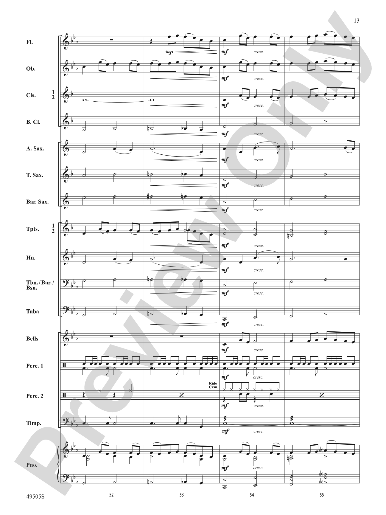 Awesome Sauce: Concert Band Conductor Score & Parts