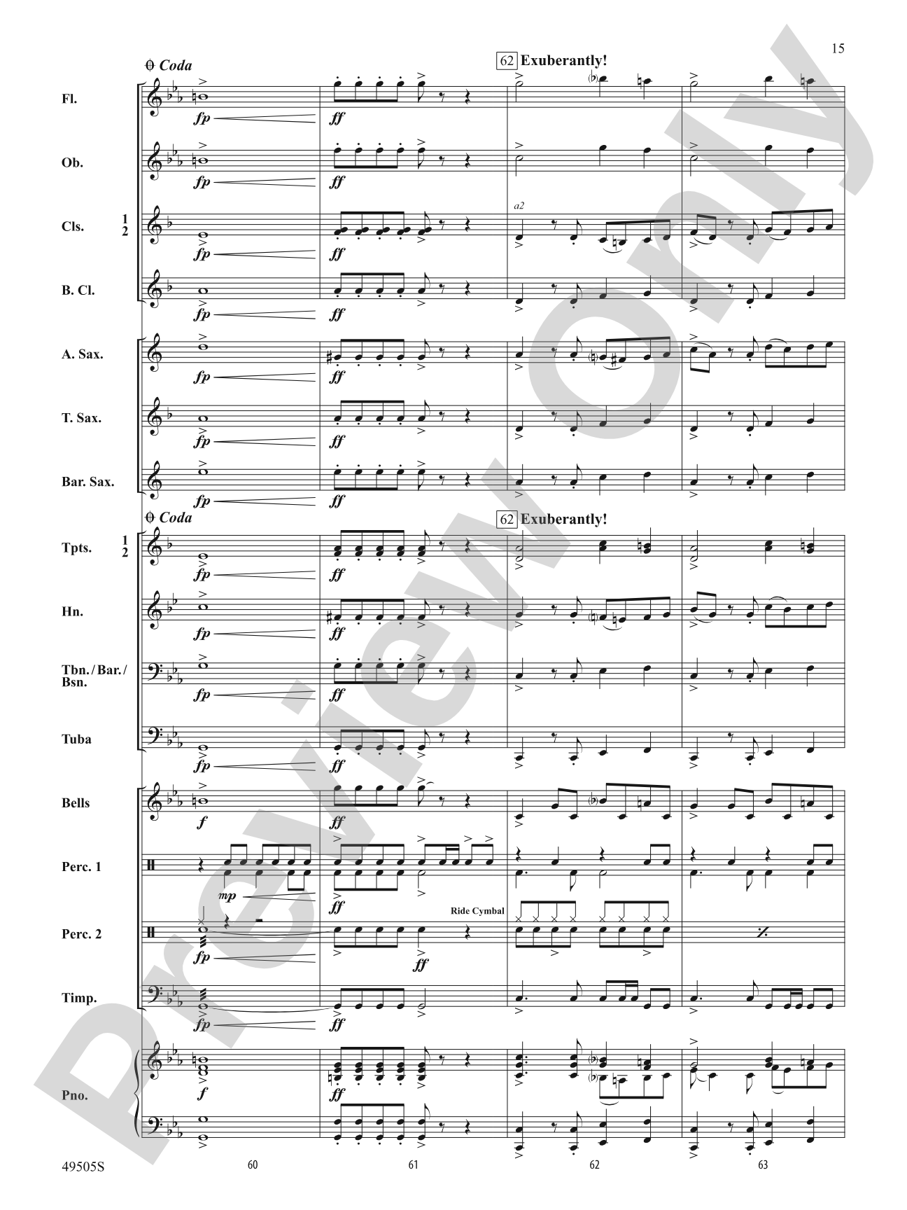 Awesome Sauce: Concert Band Conductor Score & Parts
