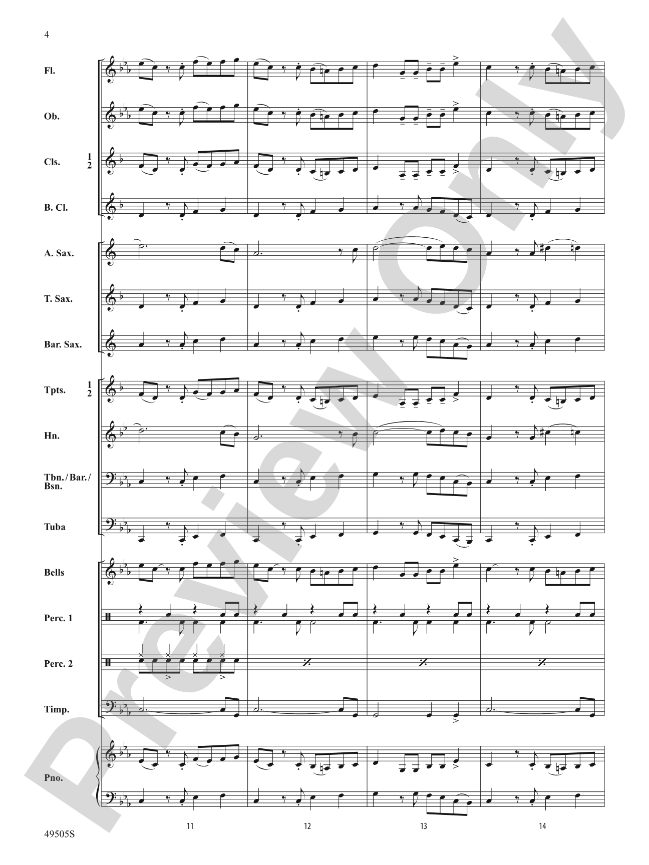 Awesome Sauce: Concert Band Conductor Score & Parts