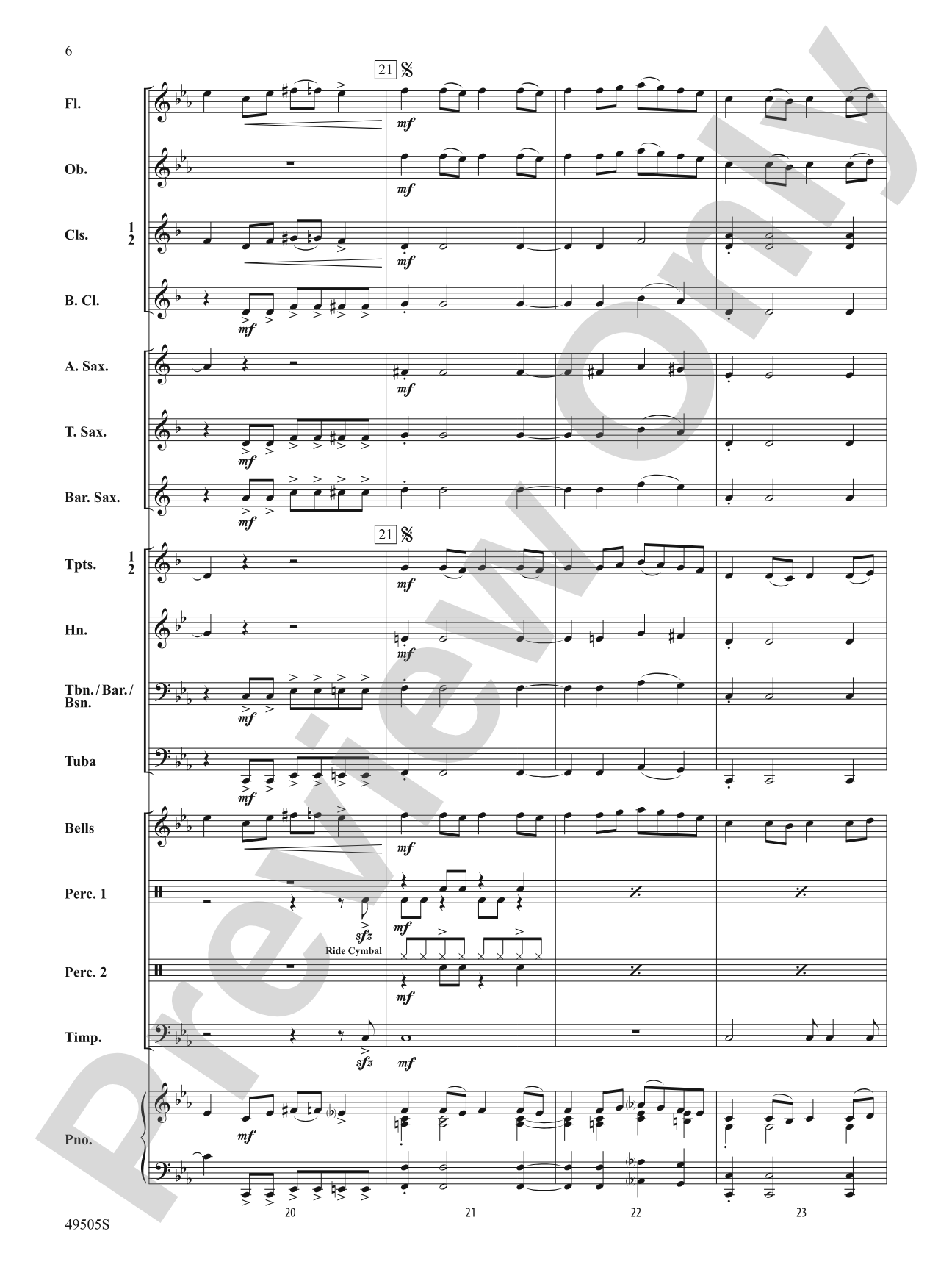 Awesome Sauce: Concert Band Conductor Score & Parts