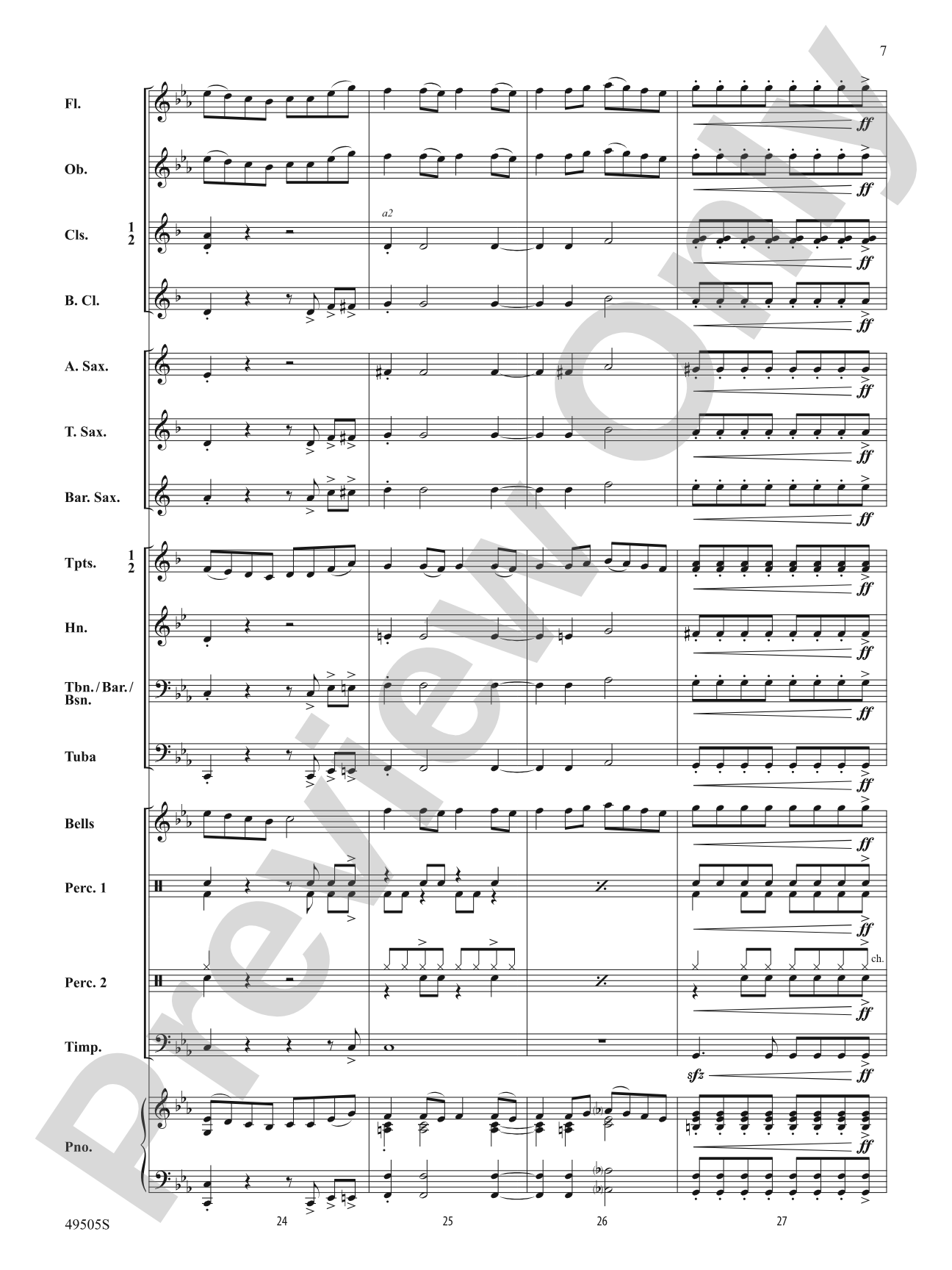 Awesome Sauce: Concert Band Conductor Score & Parts