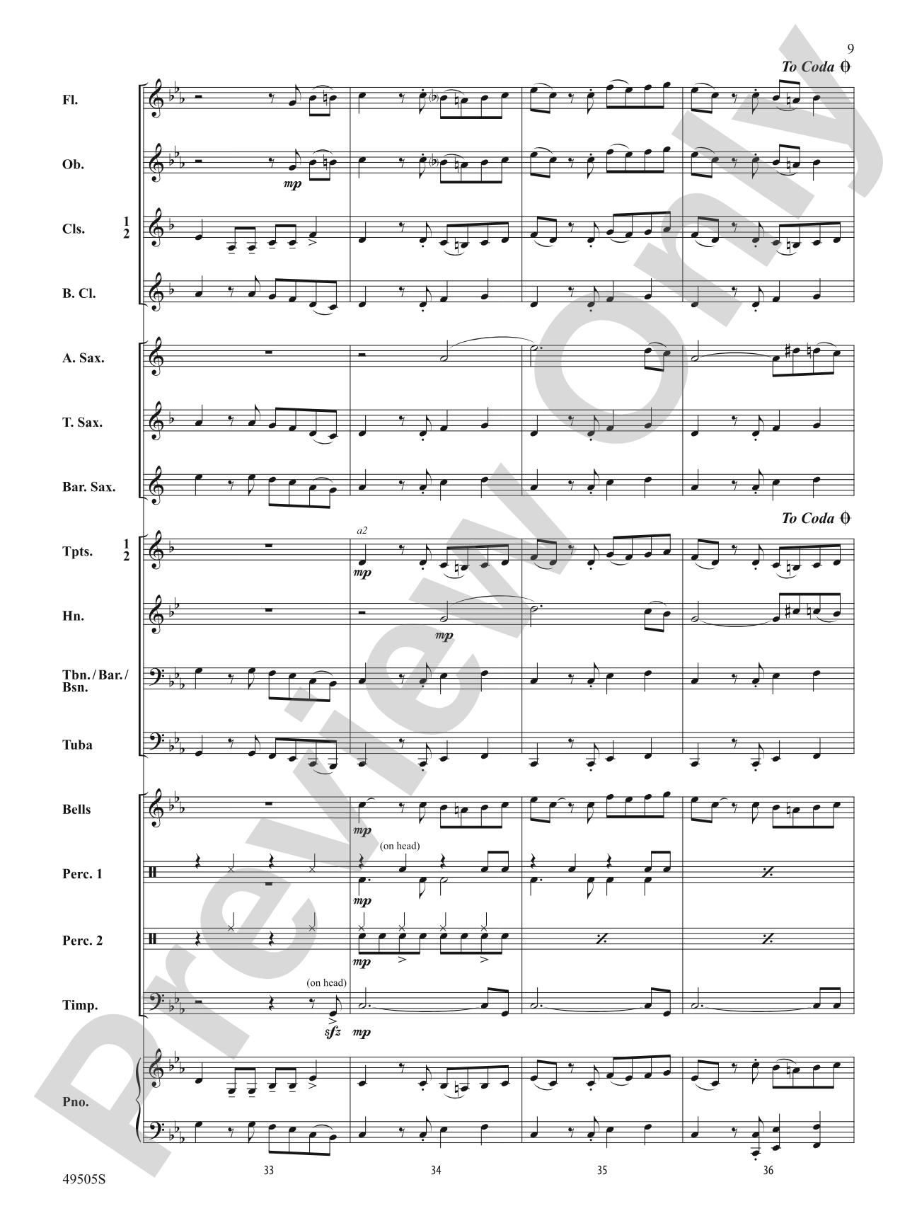 Awesome Sauce: Concert Band Conductor Score & Parts