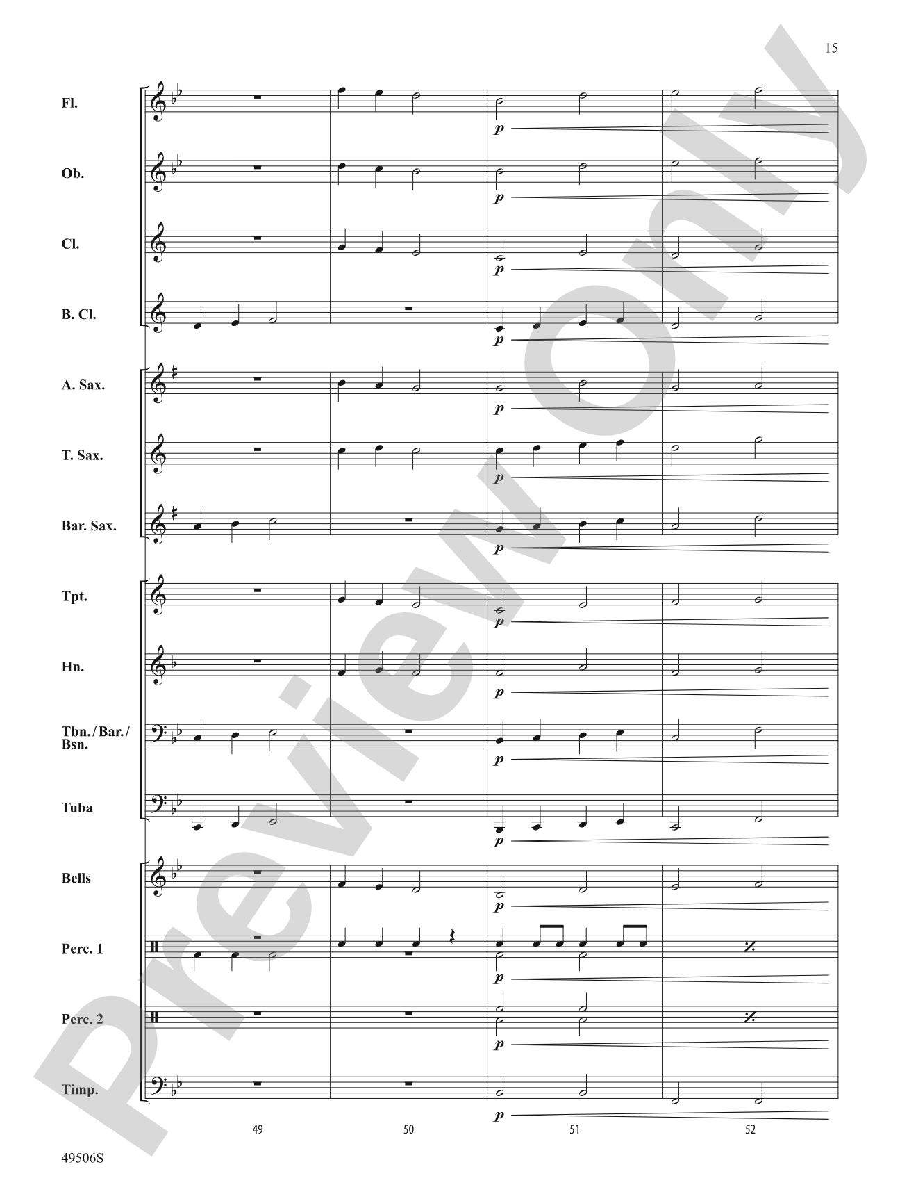 Trombones in Paradise: Concert Band Conductor Score & Parts