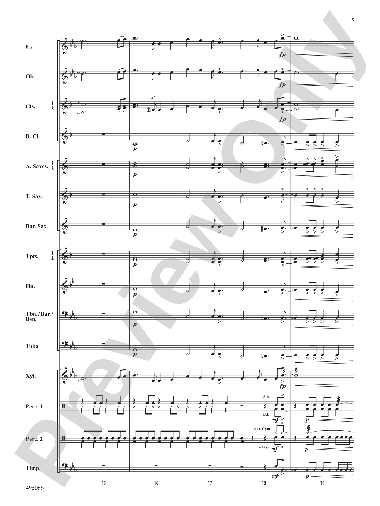 Solstice Celebration: Concert Band Conductor Score & Parts