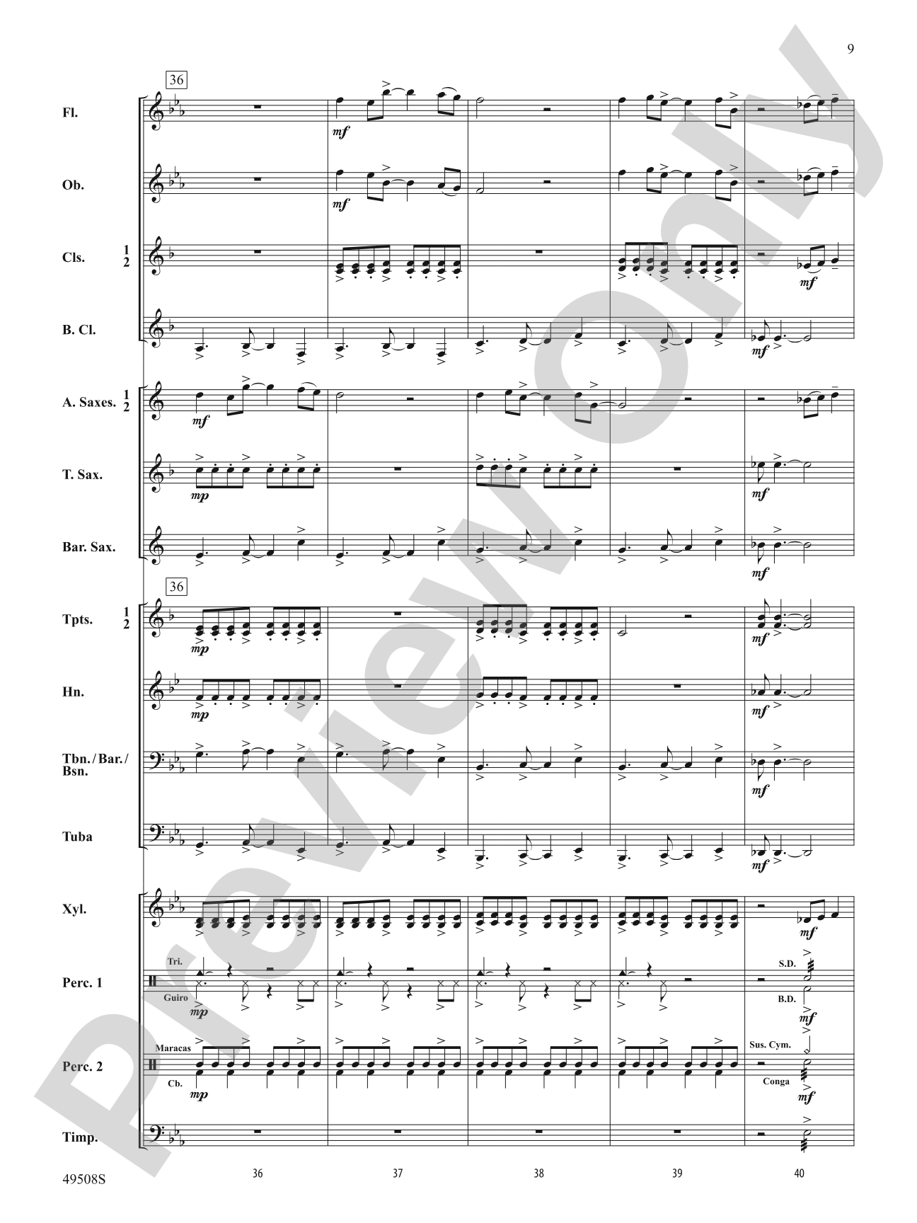 Solstice Celebration: Concert Band Conductor Score & Parts