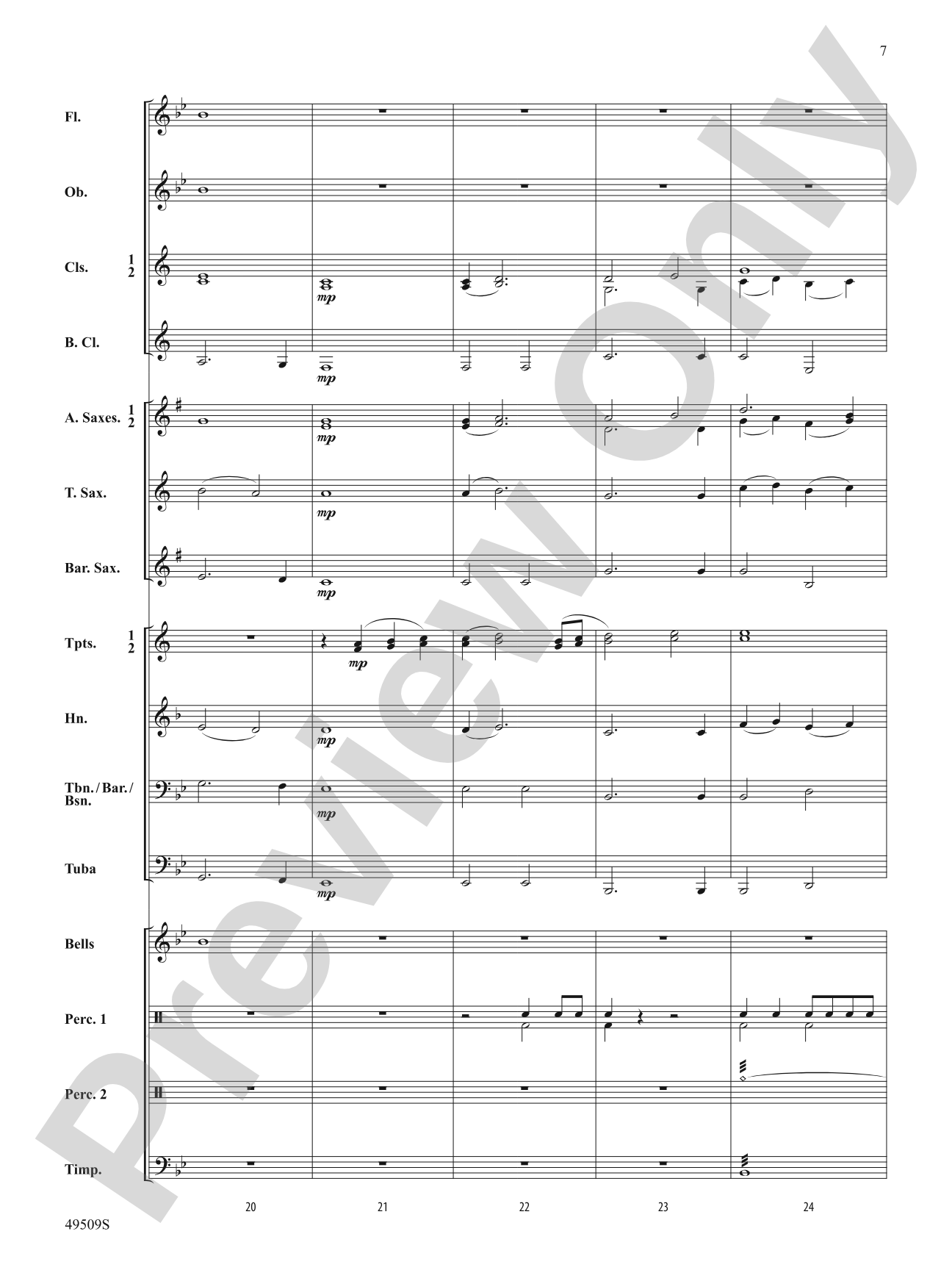 Joyous Venture: Concert Band Conductor Score & Parts