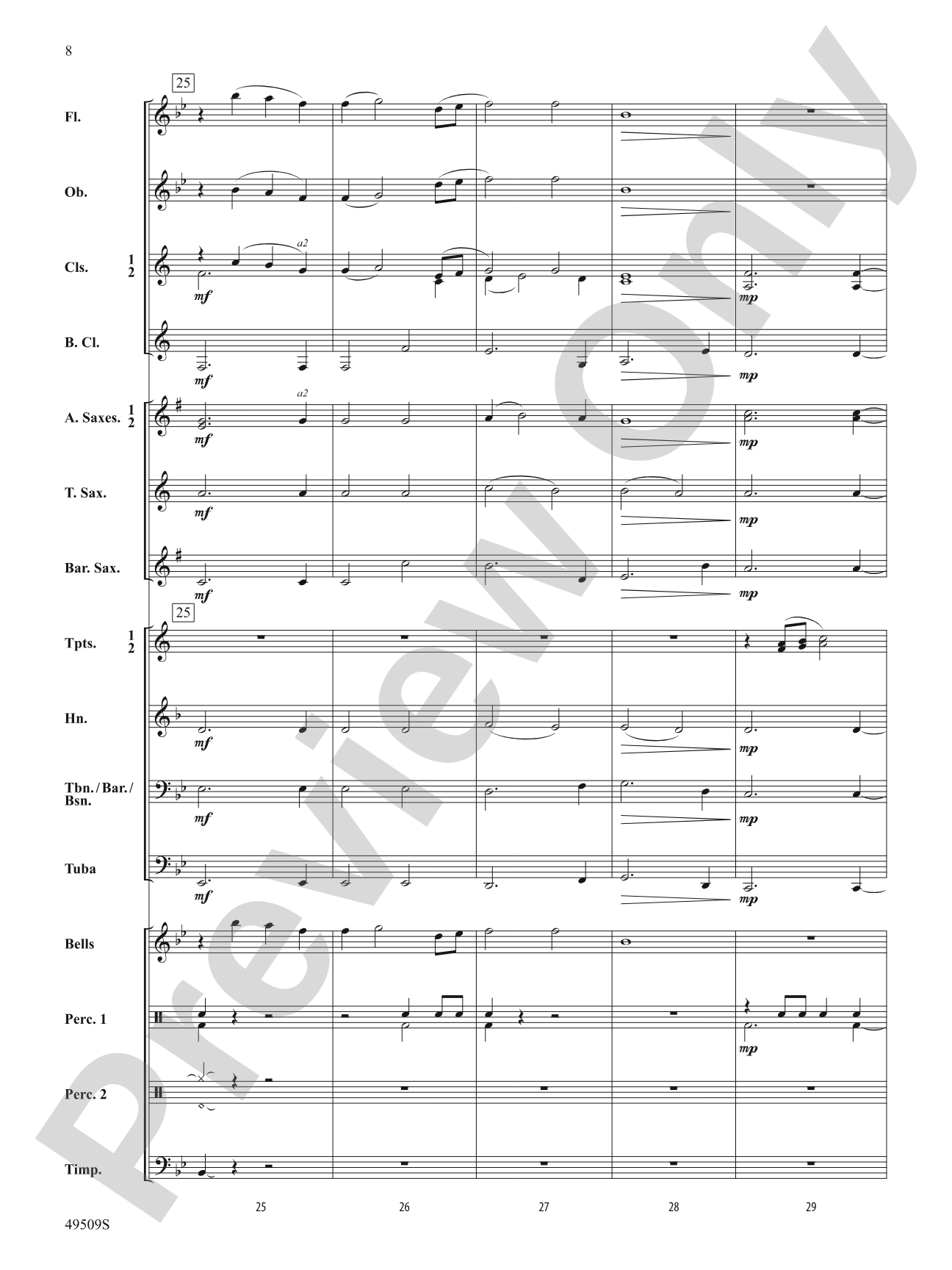 Joyous Venture: Concert Band Conductor Score & Parts