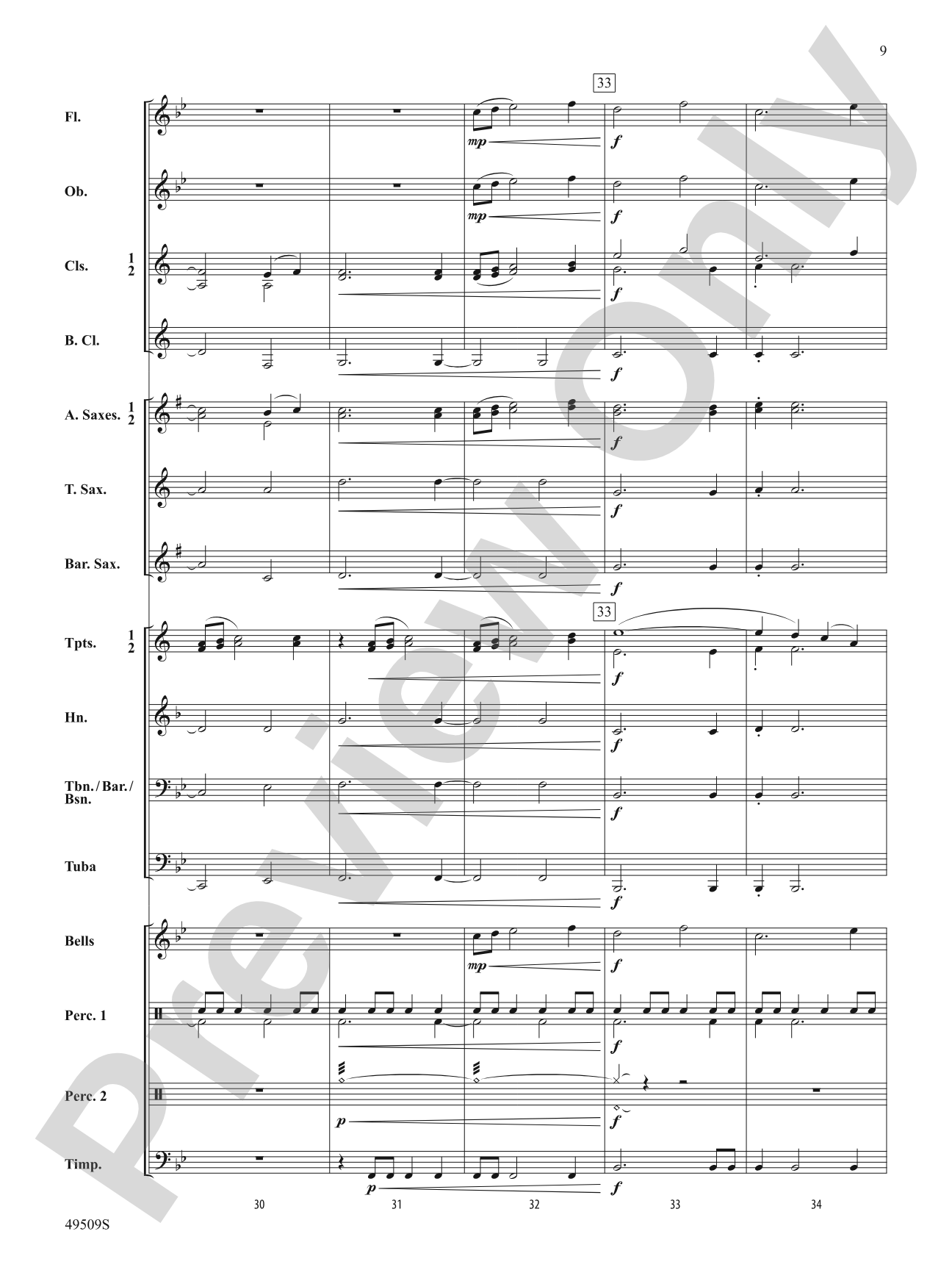 Joyous Venture: Concert Band Conductor Score & Parts