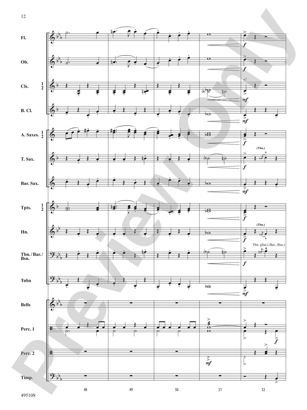 Spring March: Concert Band Conductor Score & Parts
