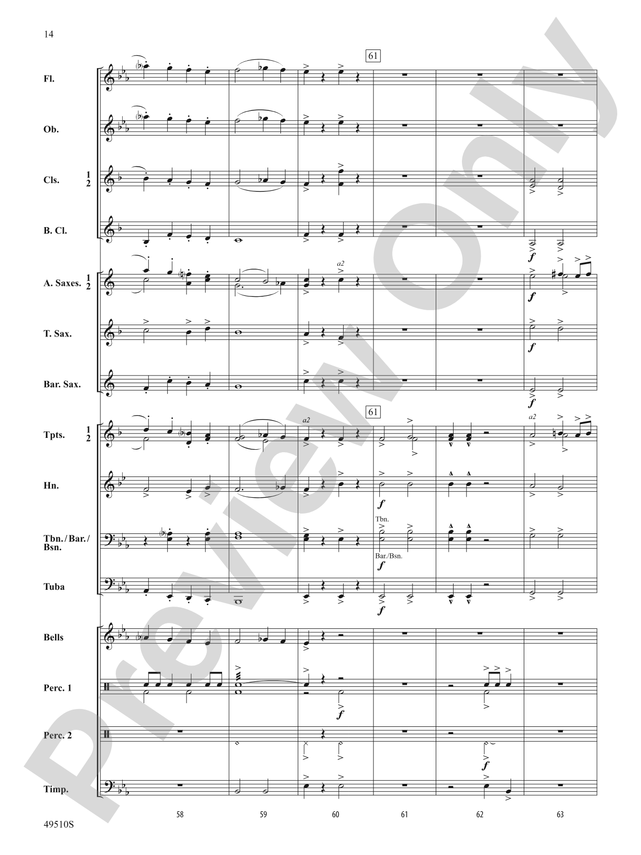 Spring March: Concert Band Conductor Score & Parts