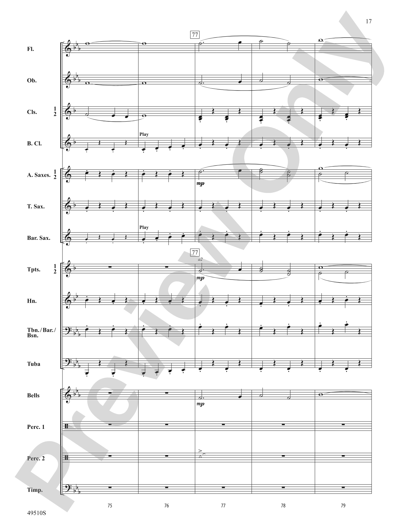 Spring March: Concert Band Conductor Score & Parts