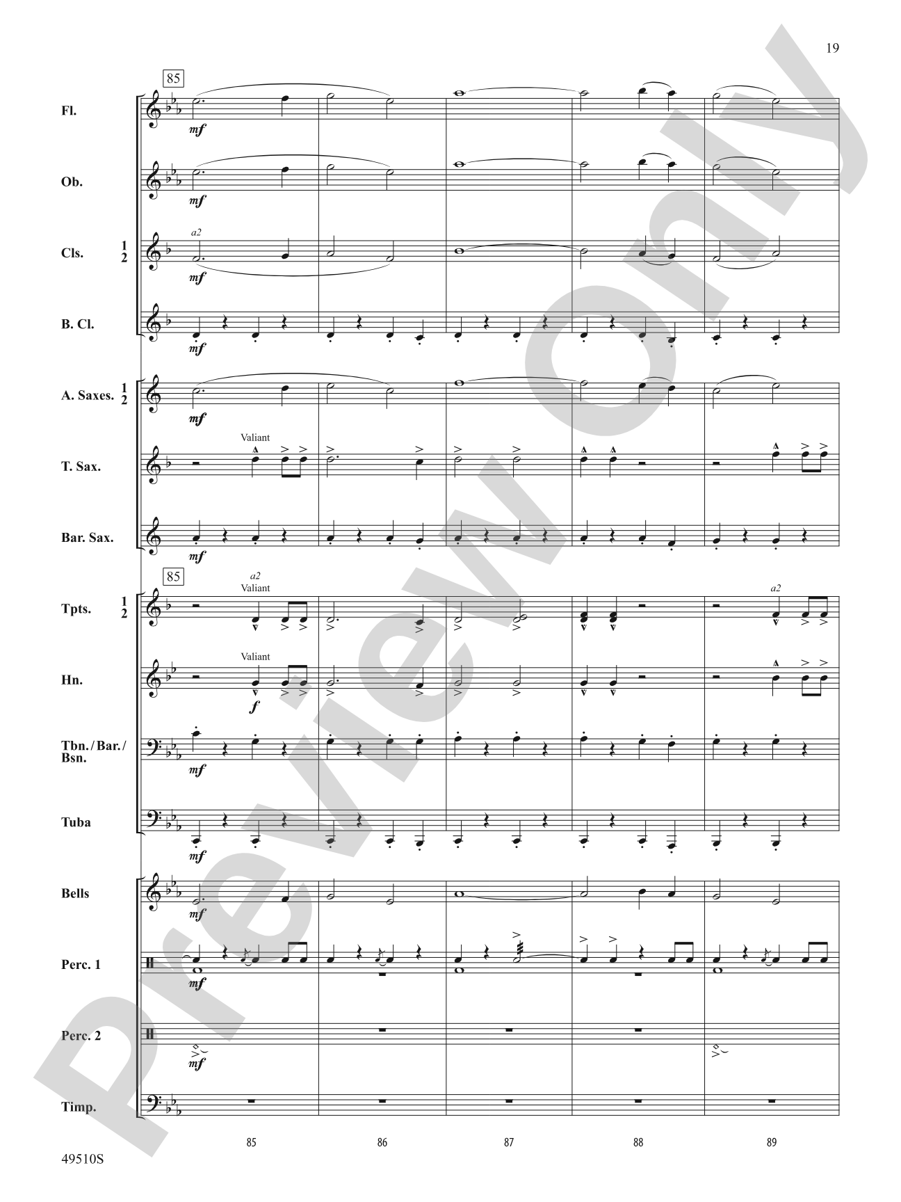 Spring March: Concert Band Conductor Score & Parts