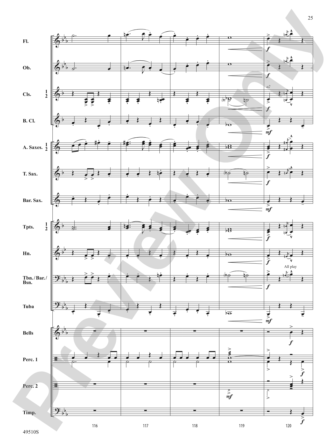 Spring March: Concert Band Conductor Score & Parts