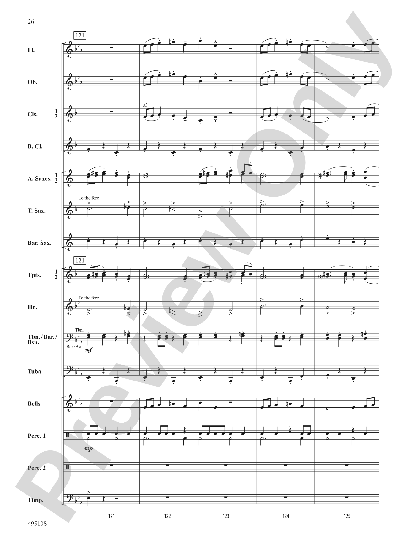 Spring March: Concert Band Conductor Score & Parts